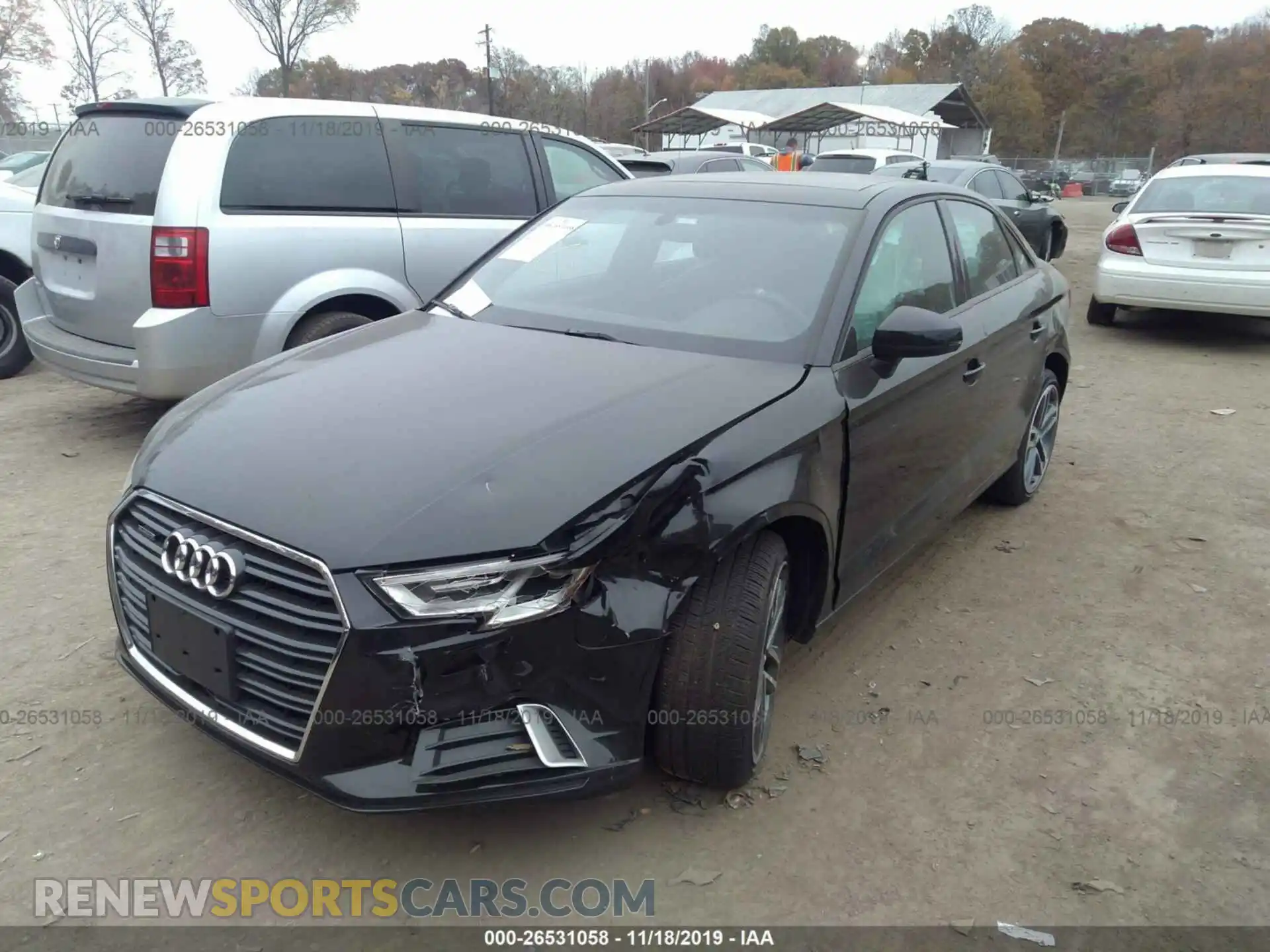 2 Photograph of a damaged car WAUBEGFF7K1017192 AUDI A3 2019