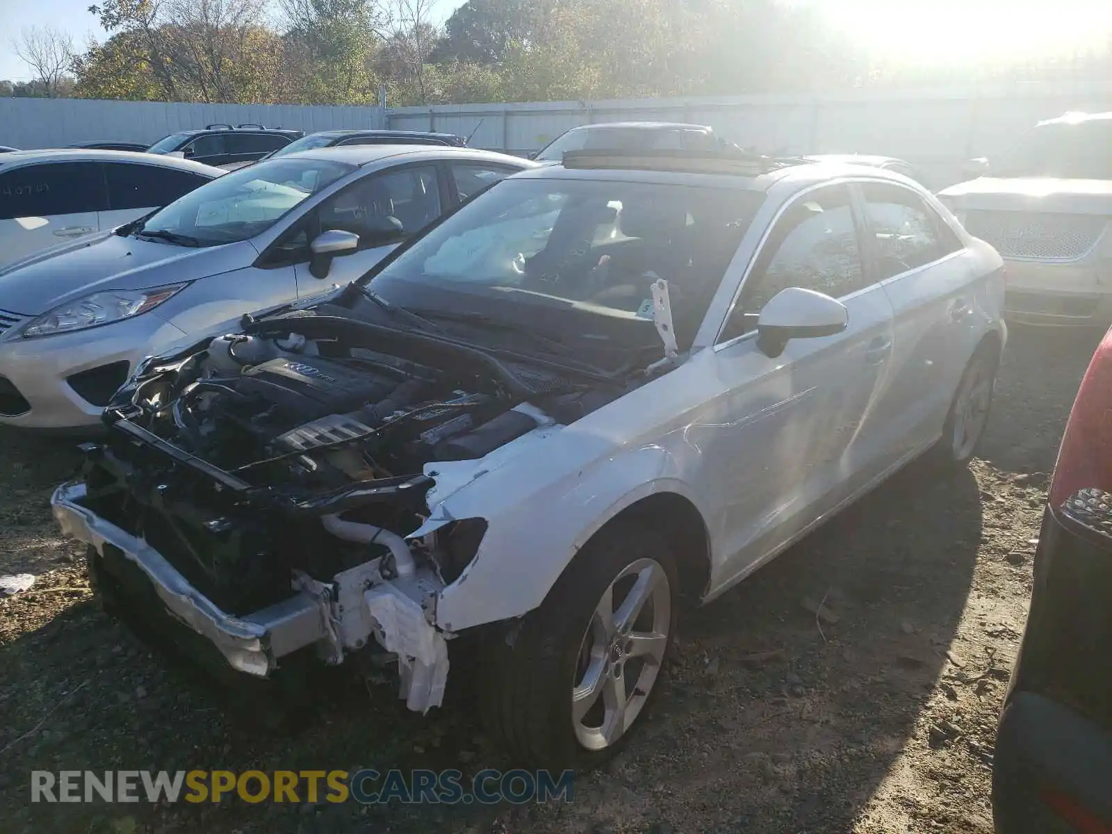 2 Photograph of a damaged car WAUBEGFF8KA086022 AUDI A3 2019