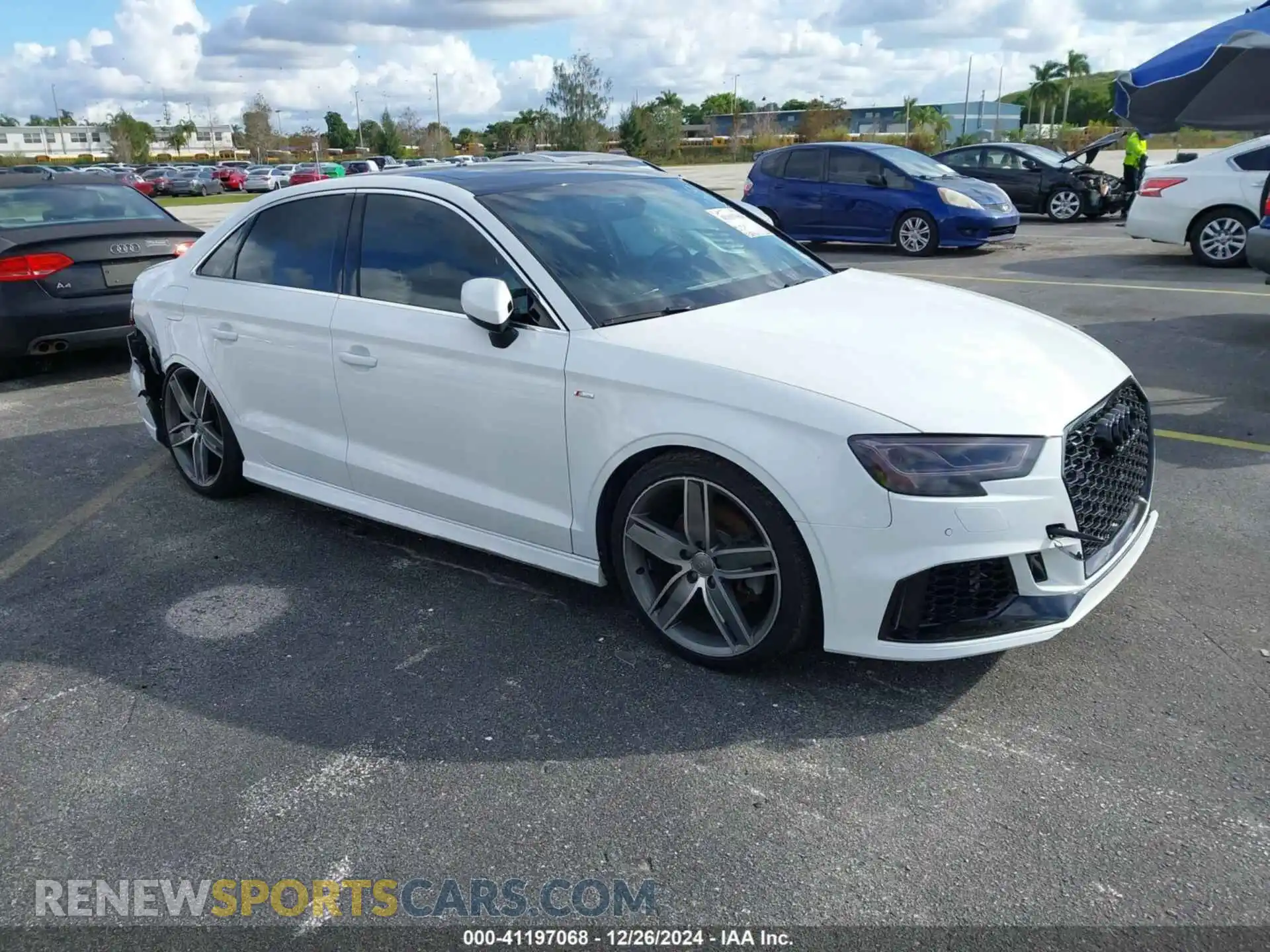 1 Photograph of a damaged car WAUGUGFF7KA088580 AUDI A3 2019