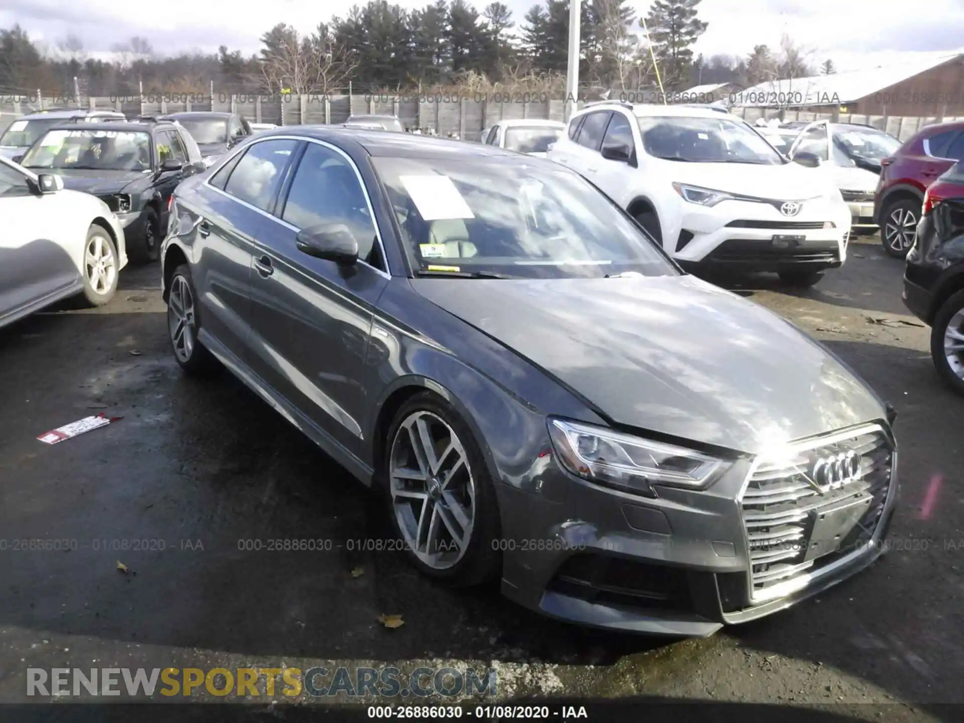 1 Photograph of a damaged car WAUGUGFFXK1011475 AUDI A3 2019
