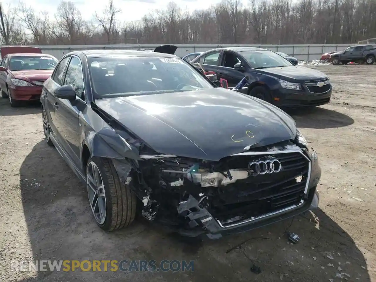 1 Photograph of a damaged car WAUJEGFF1K1025820 AUDI A3 2019