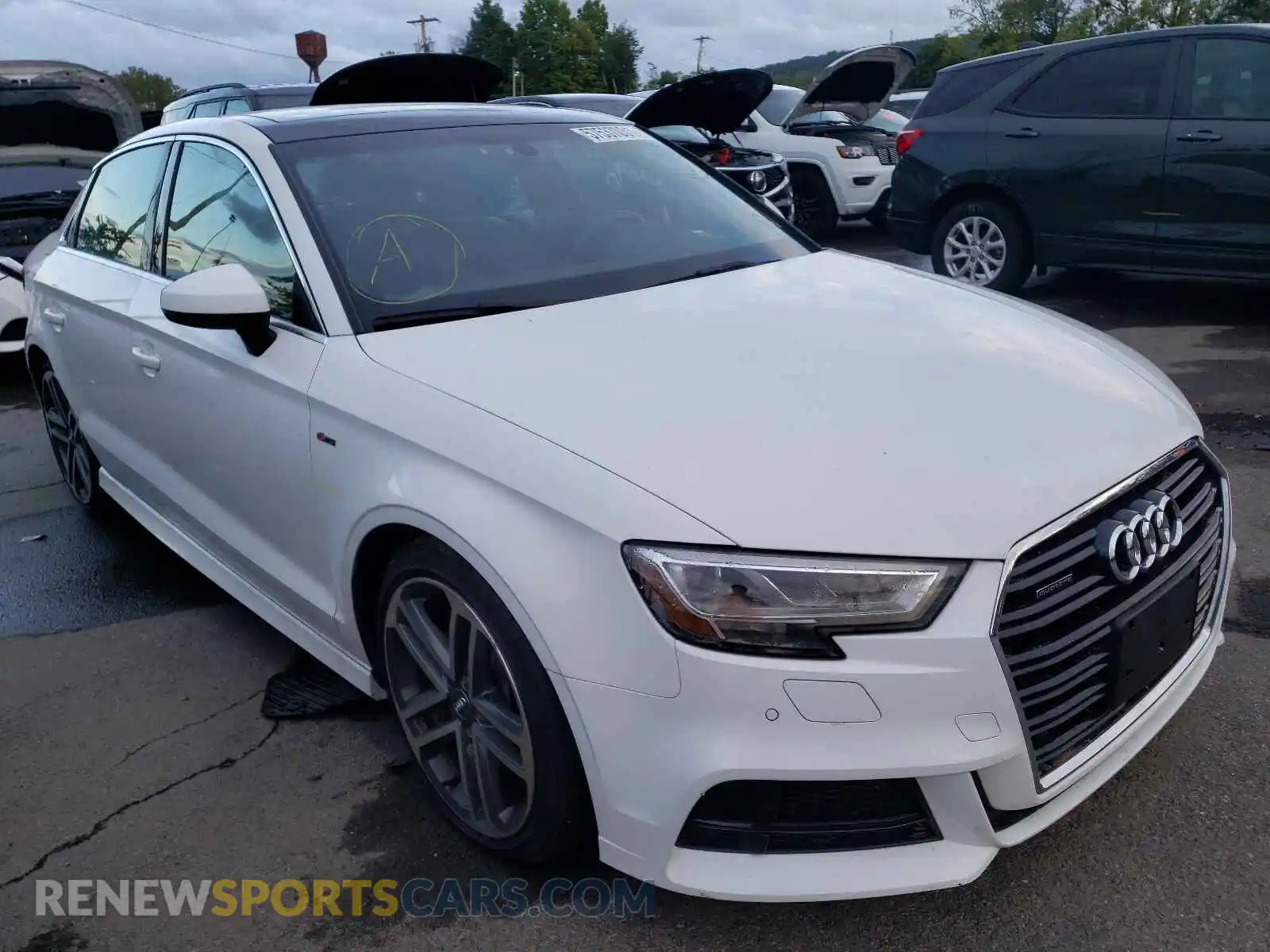 1 Photograph of a damaged car WAUJEGFF4K1027884 AUDI A3 2019