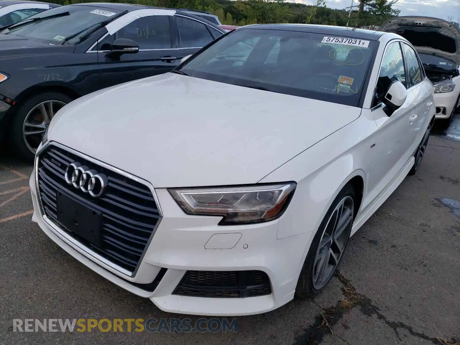 2 Photograph of a damaged car WAUJEGFF4K1027884 AUDI A3 2019