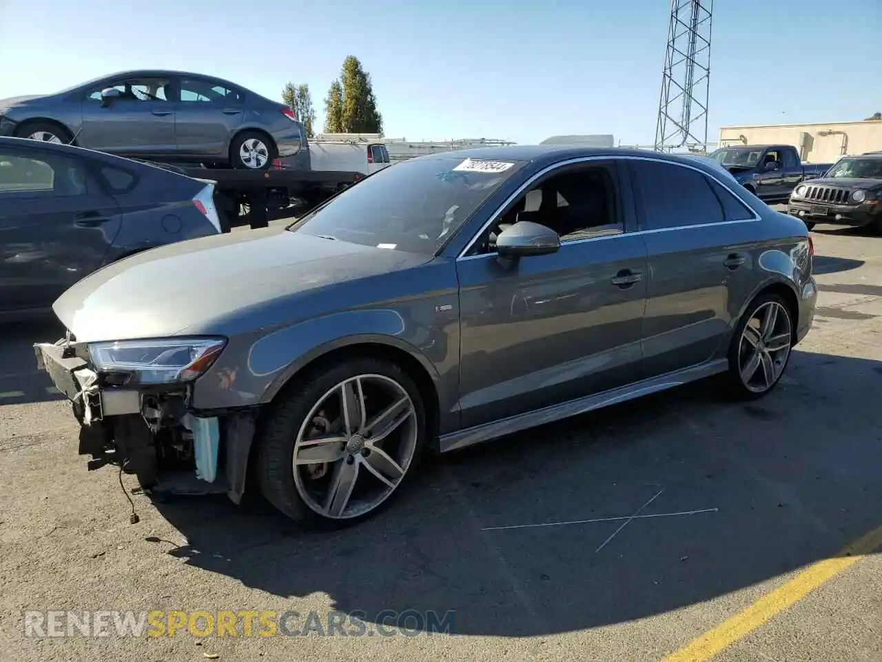 1 Photograph of a damaged car WAUJEGFF7K1023957 AUDI A3 2019