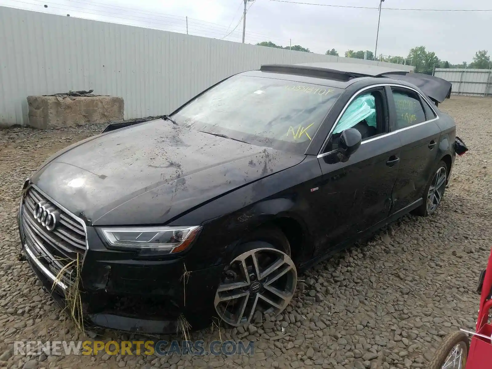 2 Photograph of a damaged car WAUJEGFF9K1017979 AUDI A3 2019