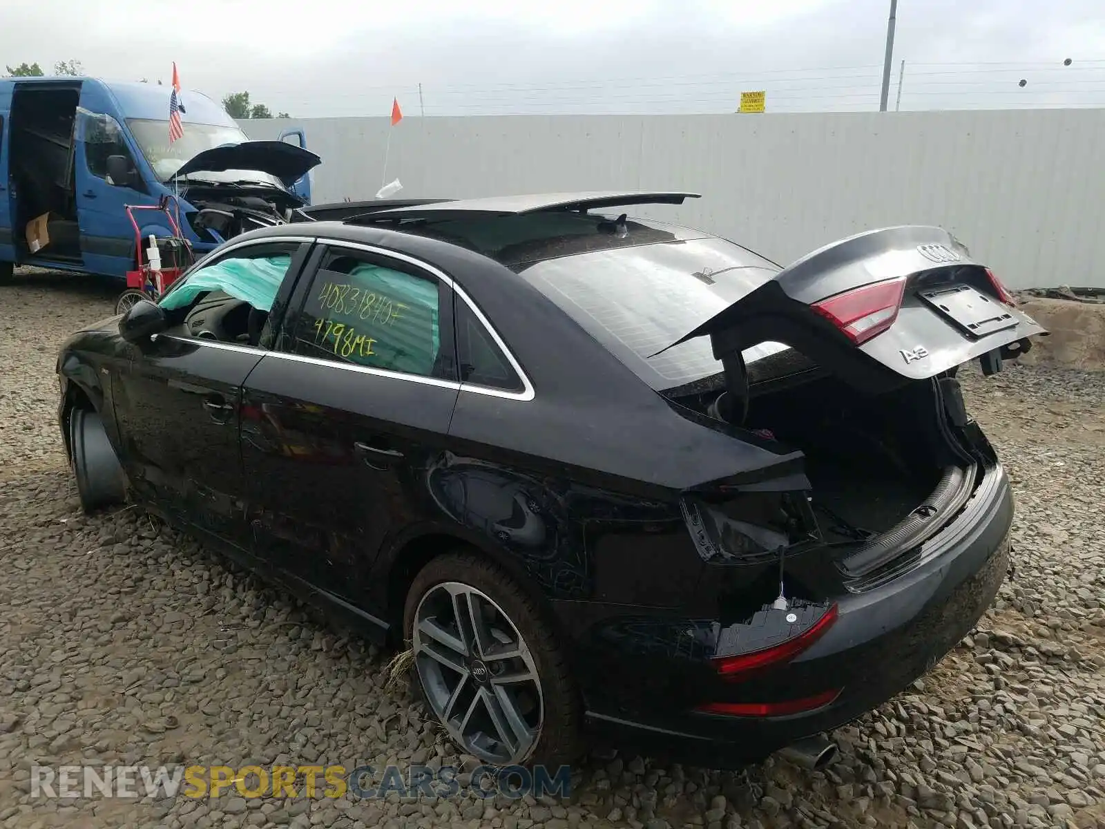 3 Photograph of a damaged car WAUJEGFF9K1017979 AUDI A3 2019
