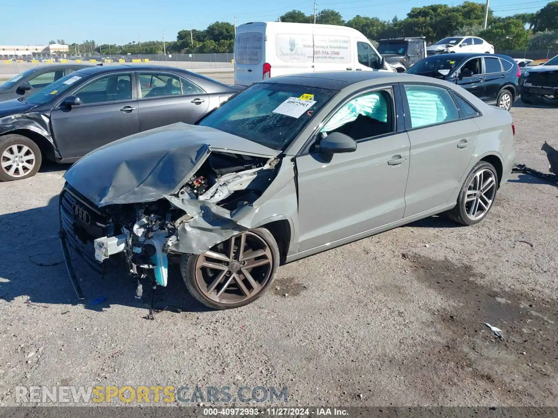 2 Photograph of a damaged car WAUAUGFF2LA096416 AUDI A3 2020