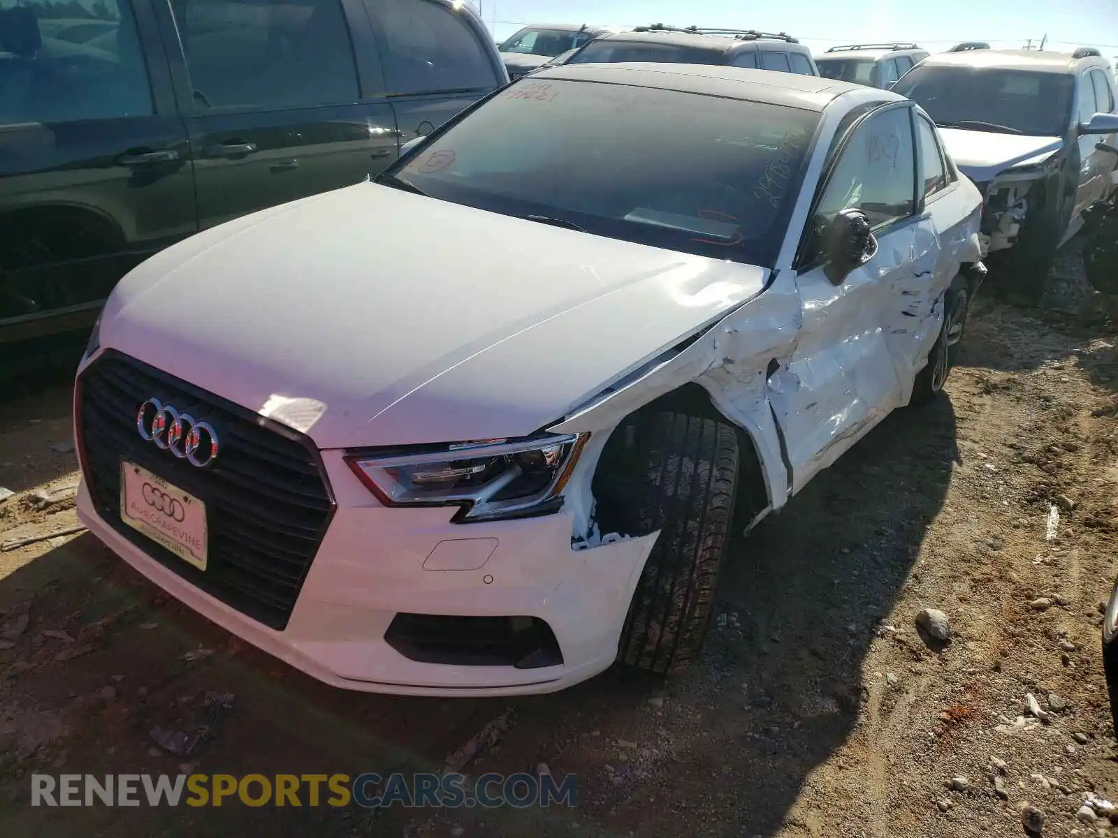 2 Photograph of a damaged car WAUAUGFF4LA094621 AUDI A3 2020