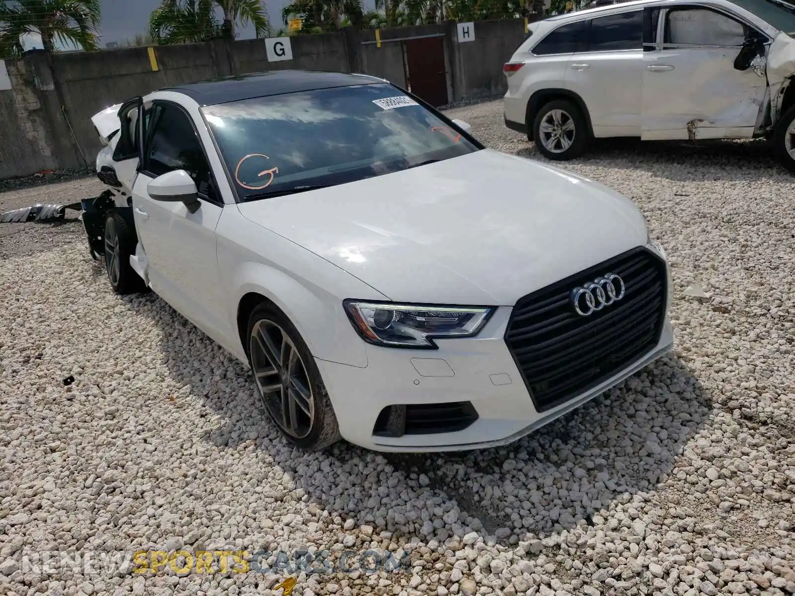 1 Photograph of a damaged car WAUAUGFF4LA100756 AUDI A3 2020