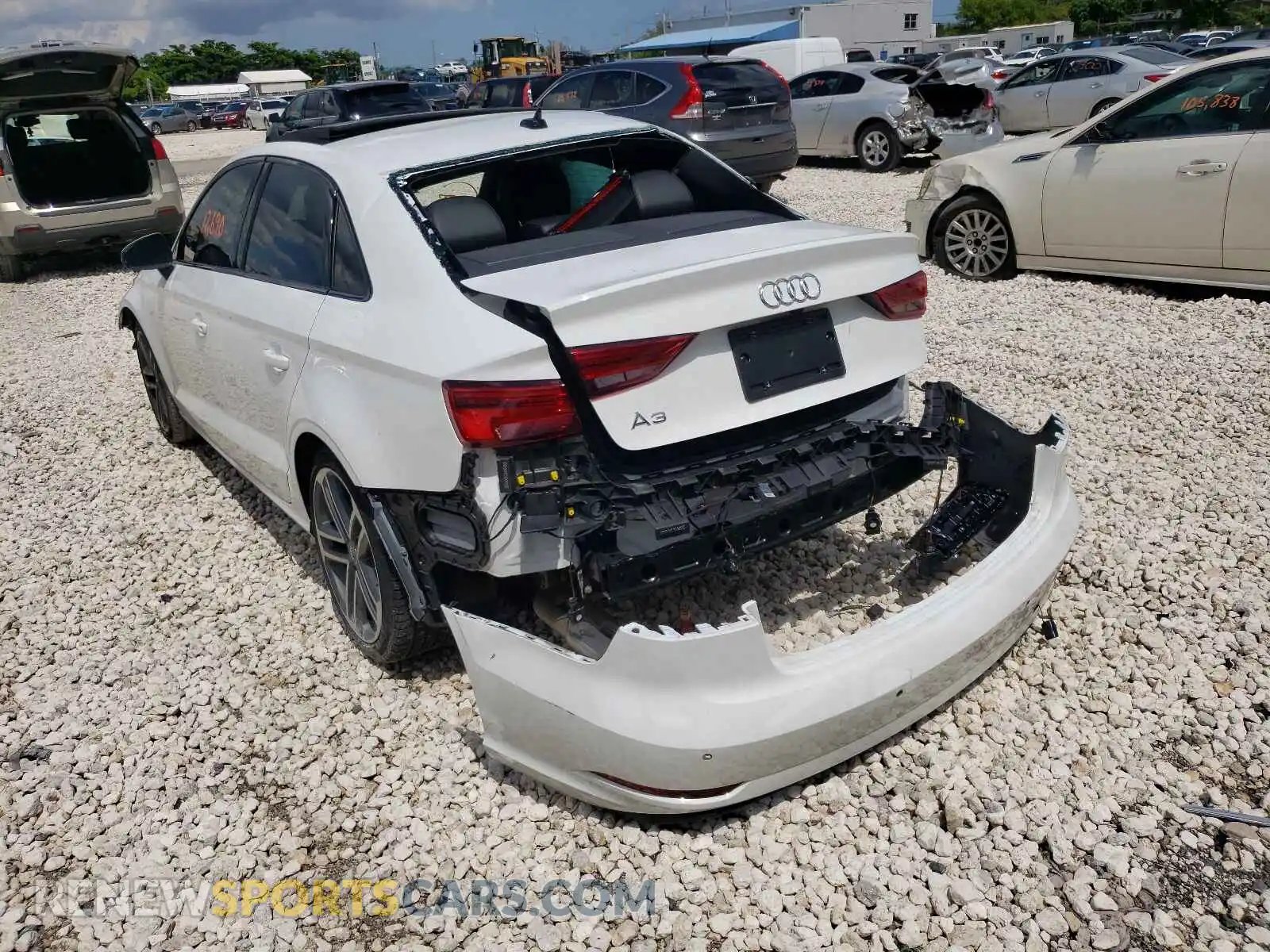 3 Photograph of a damaged car WAUAUGFF4LA100756 AUDI A3 2020