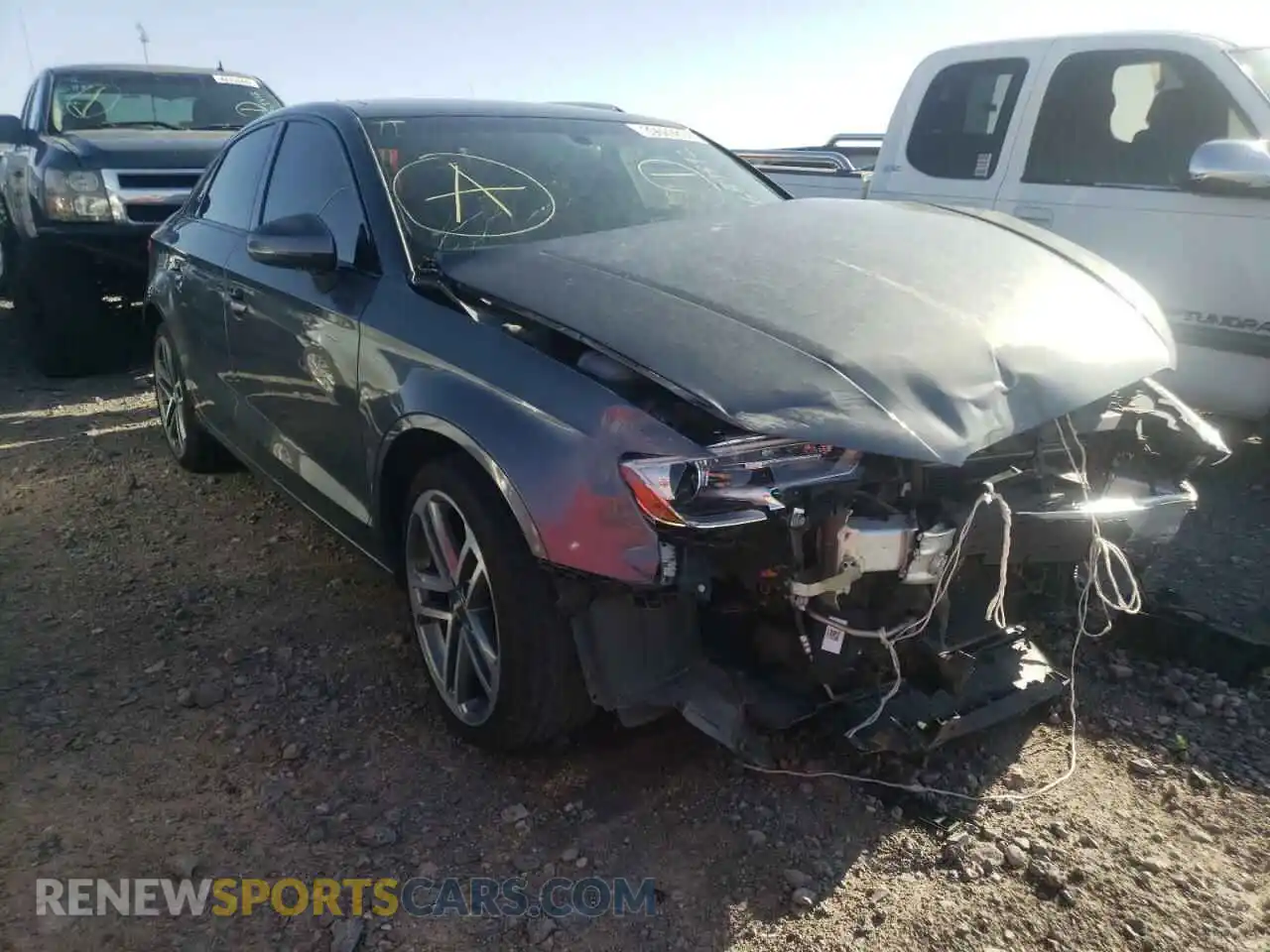 1 fotografías del automóvil dañado WAUAUGFF4LA103804 AUDI A3 2020