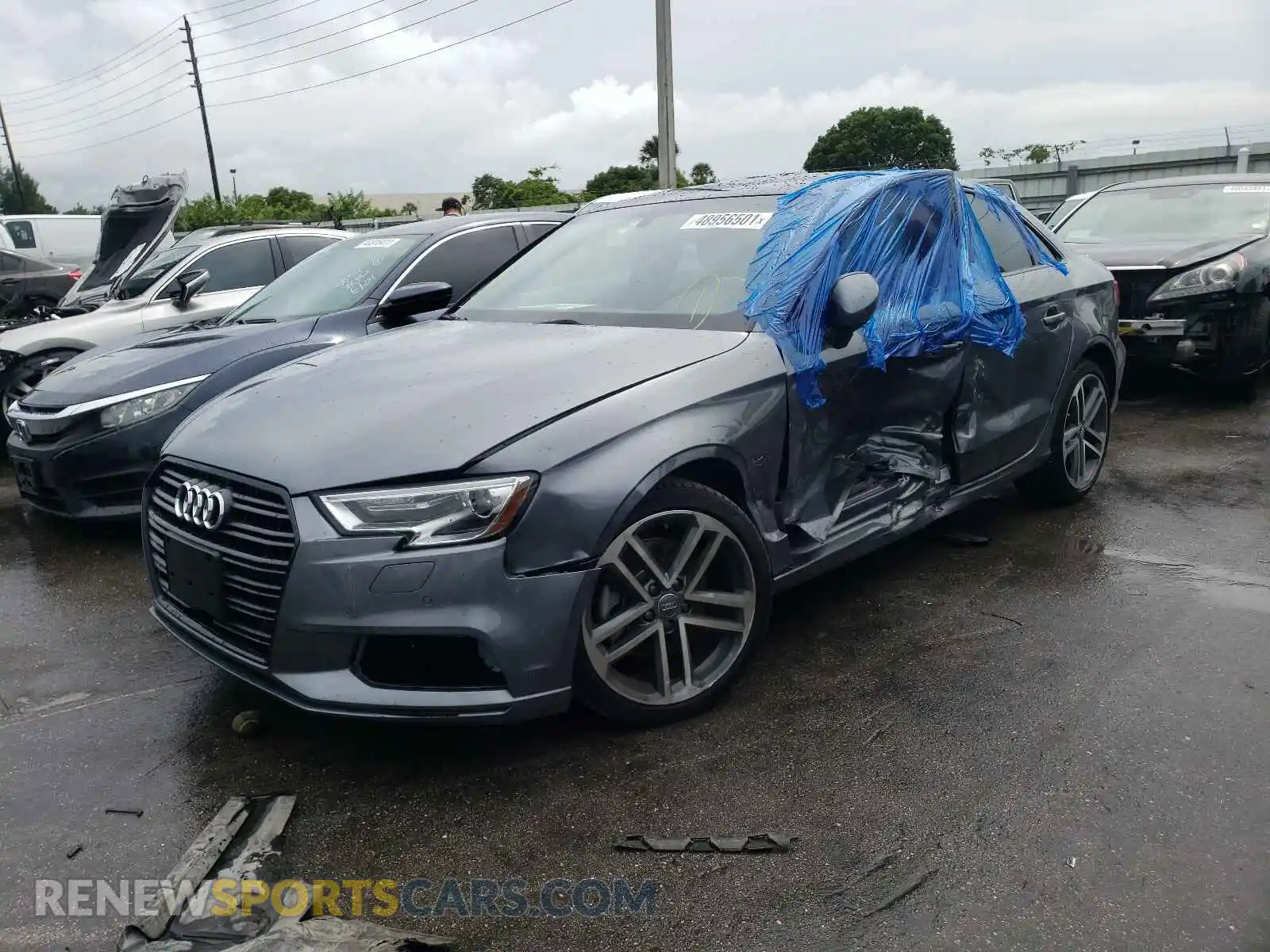 2 Photograph of a damaged car WAUAUGFF7LA105448 AUDI A3 2020