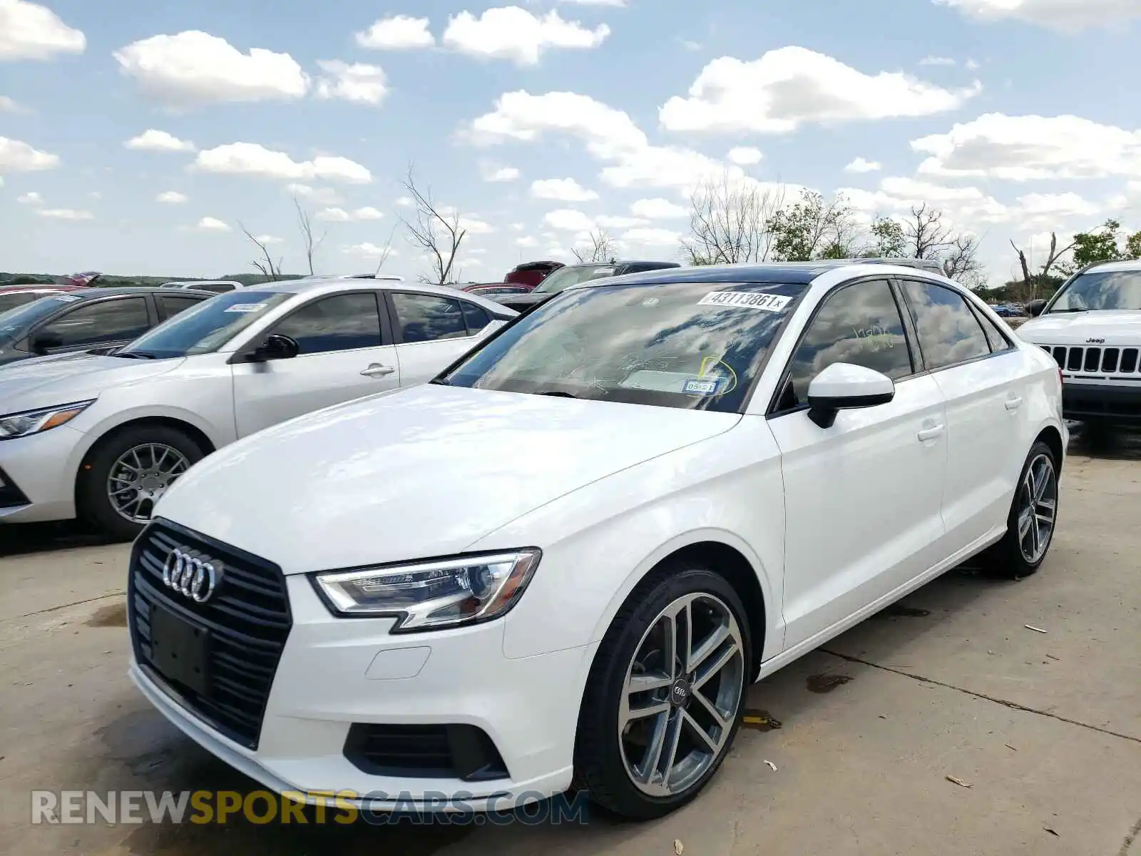 2 Photograph of a damaged car WAUAUGFF9LA006159 AUDI A3 2020