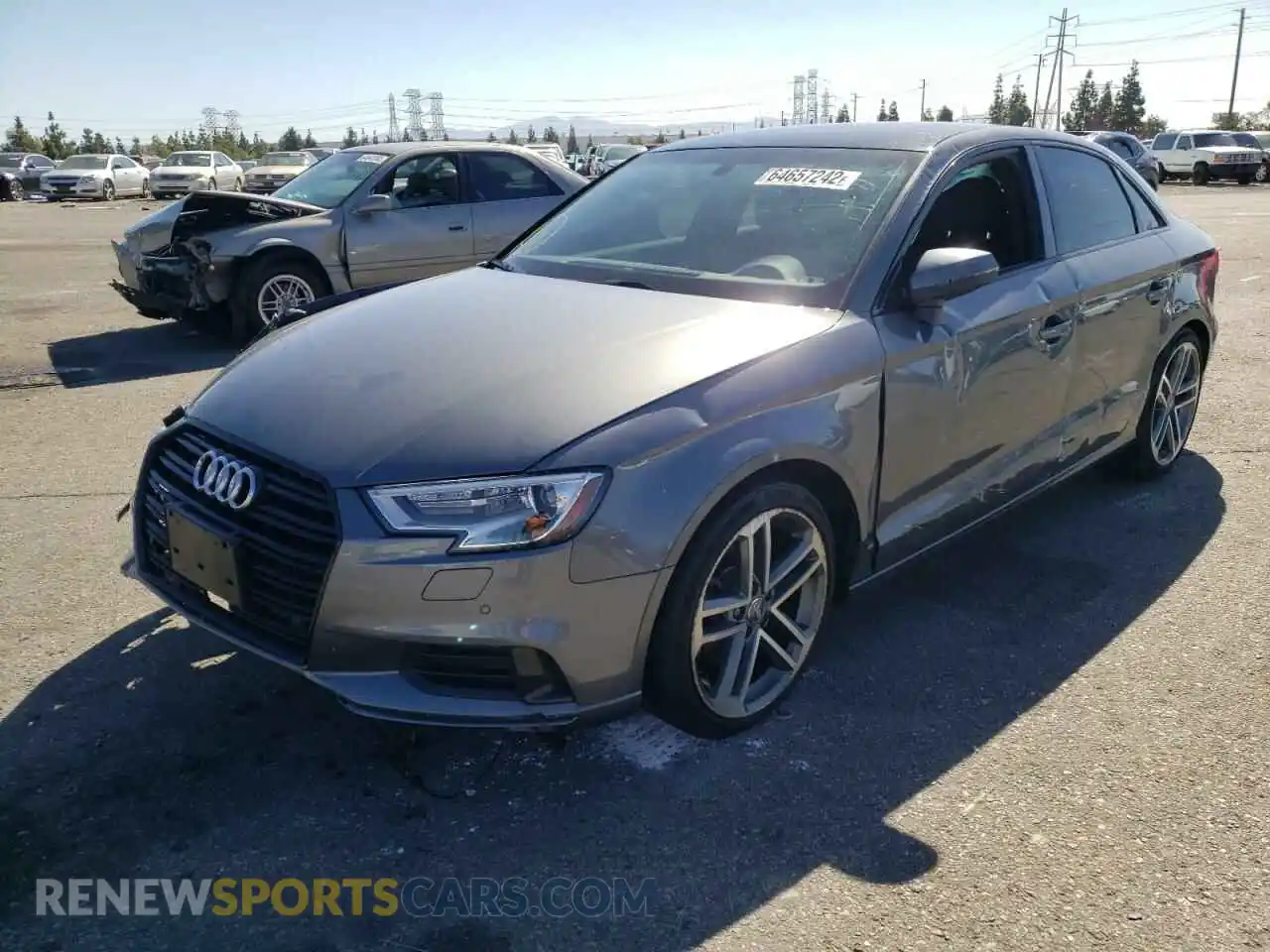 2 Фотография поврежденного автомобиля WAUAUGFF9LA104222 AUDI A3 2020