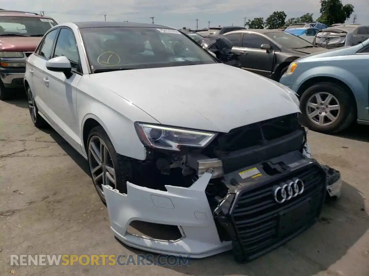 1 Photograph of a damaged car WAUAUGFFXLA054768 AUDI A3 2020