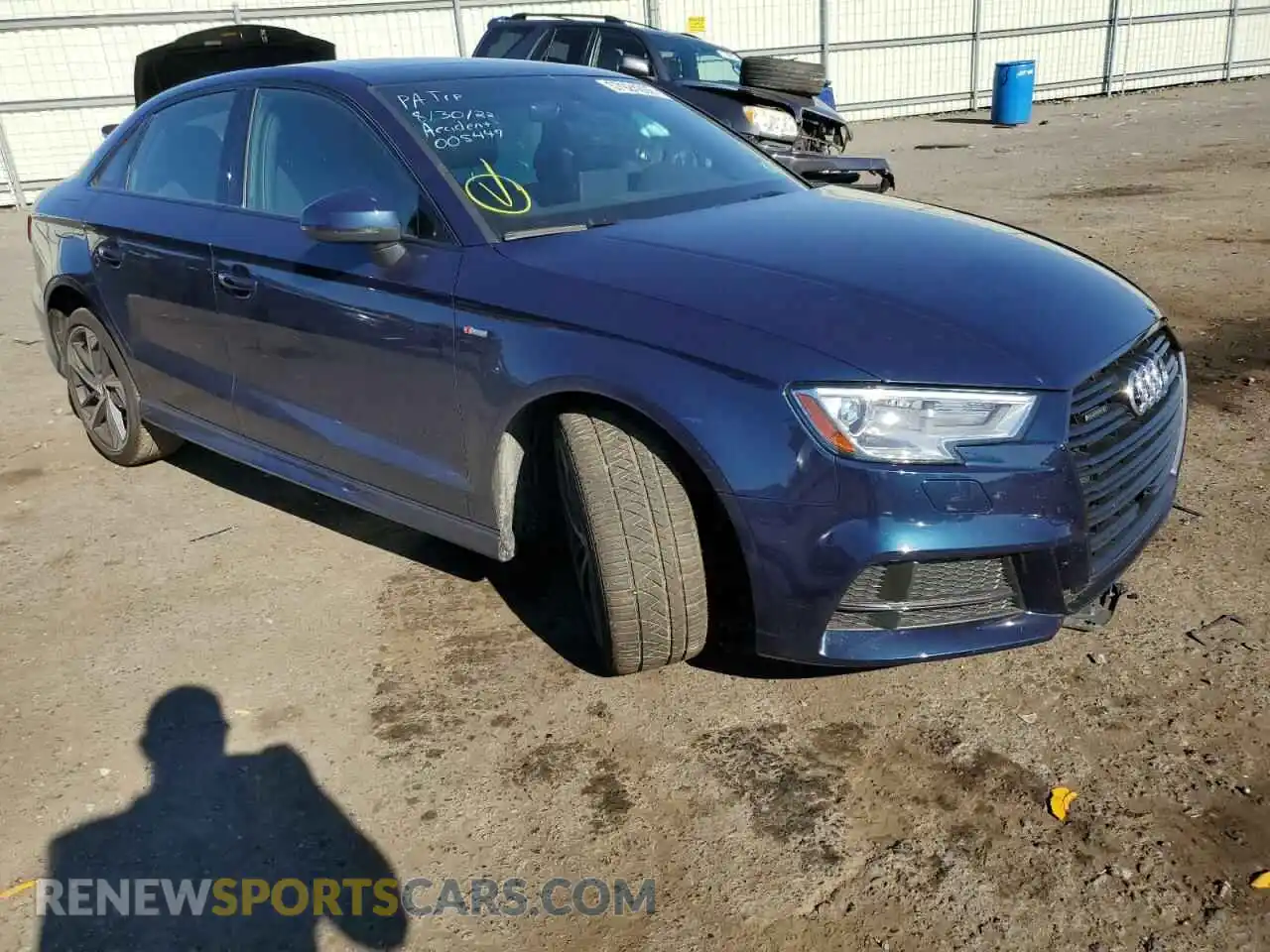 1 Photograph of a damaged car WAUBEGFF0LA005449 AUDI A3 2020