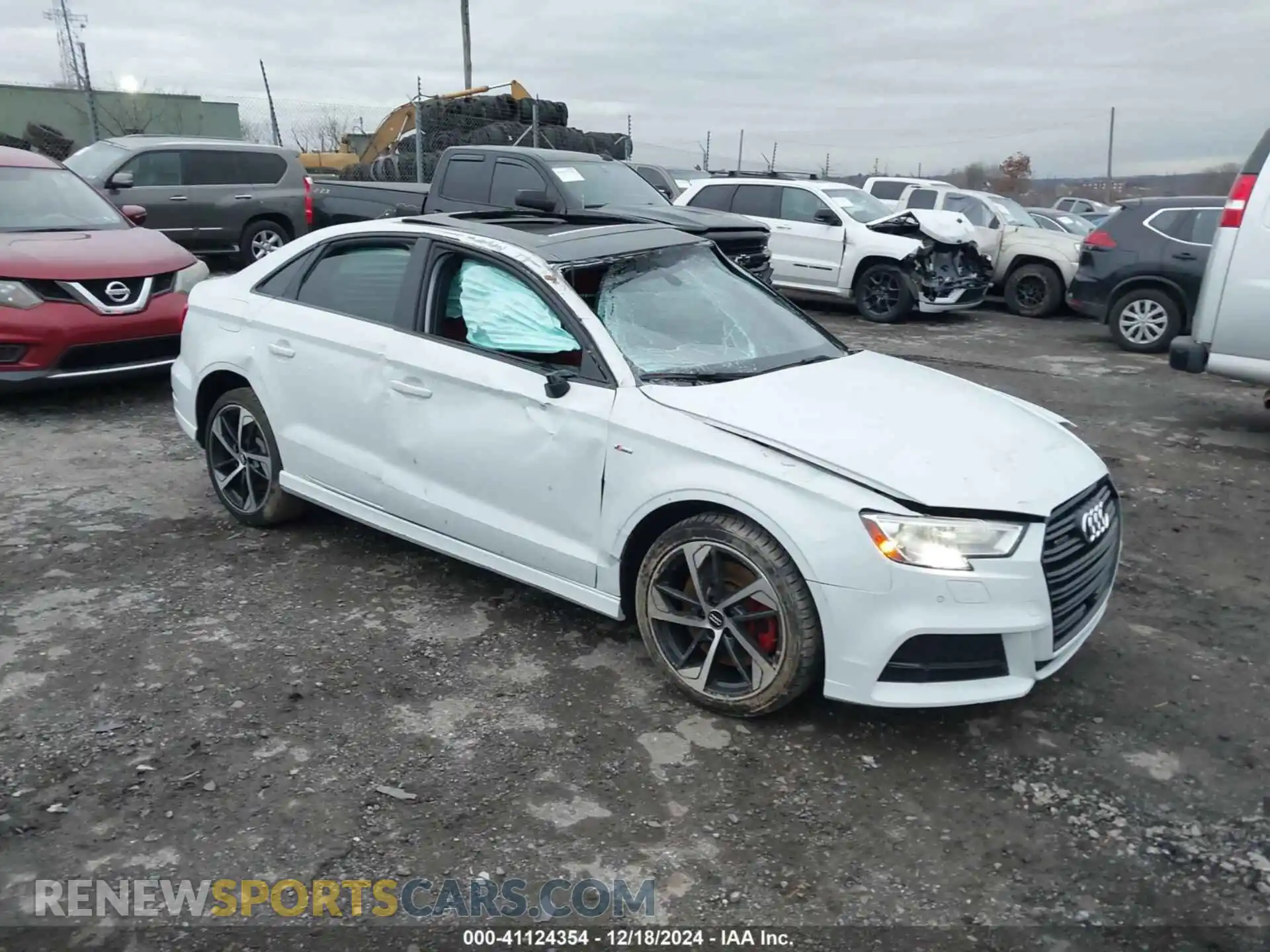 1 Photograph of a damaged car WAUBEGFF0LA105860 AUDI A3 2020