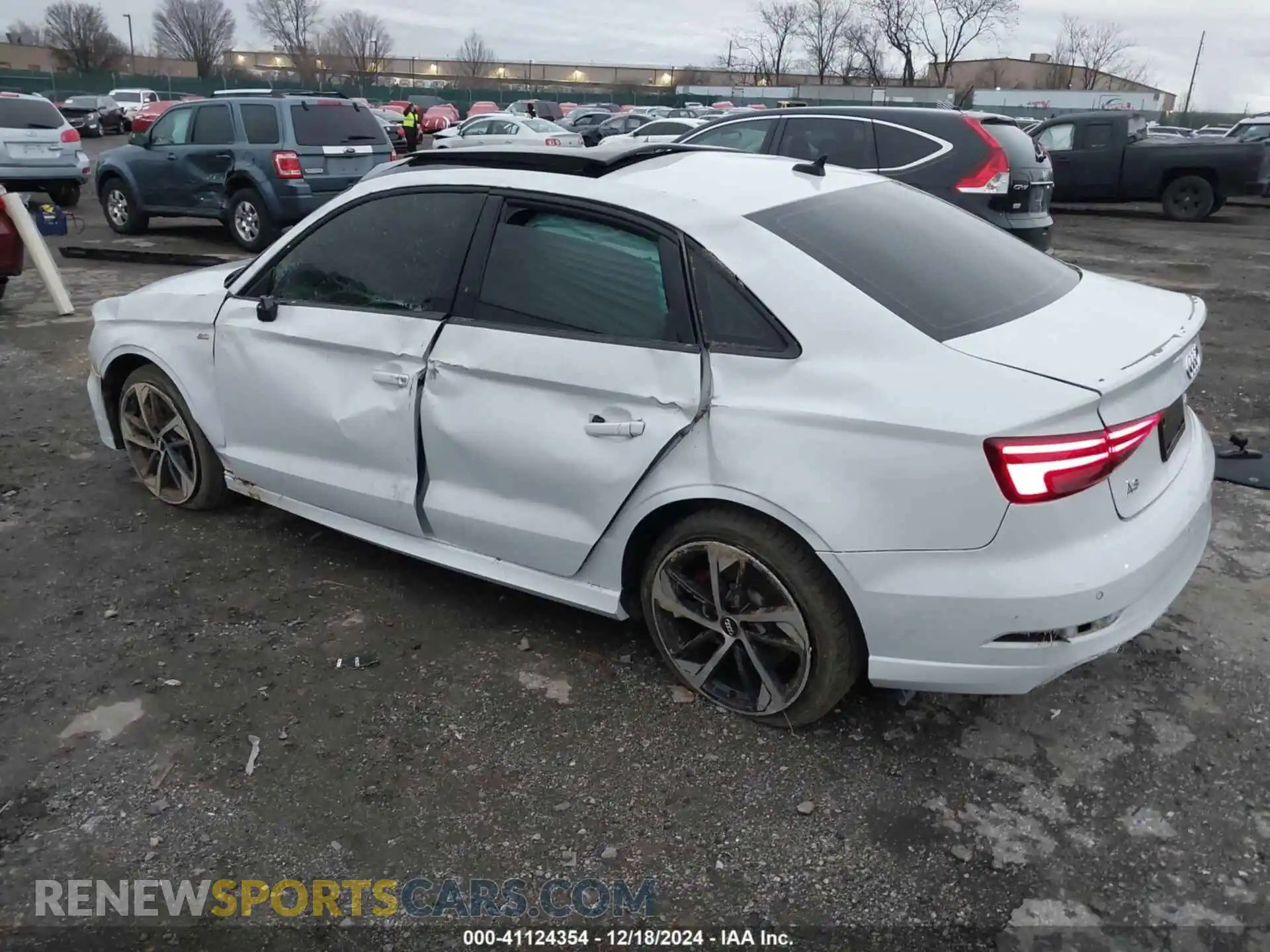 3 Photograph of a damaged car WAUBEGFF0LA105860 AUDI A3 2020