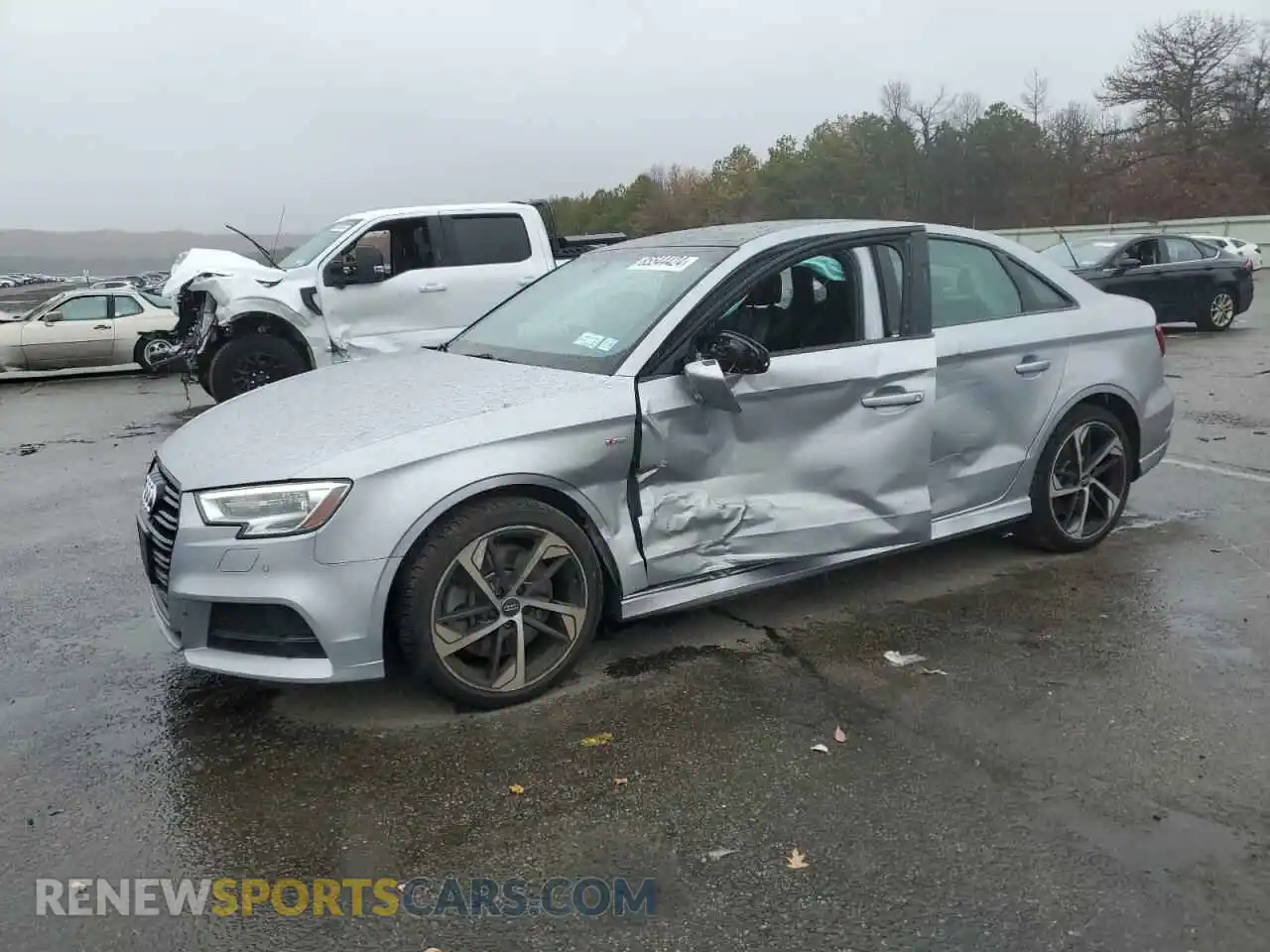1 Photograph of a damaged car WAUBEGFF4LA039412 AUDI A3 2020