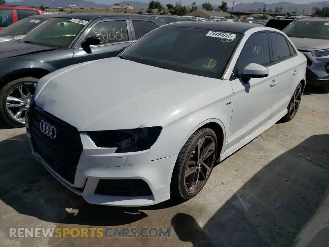 2 Photograph of a damaged car WAUBEGFF4LA059448 AUDI A3 2020
