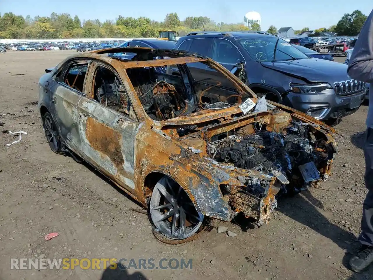 1 Photograph of a damaged car WAUBEGFF4LA096922 AUDI A3 2020