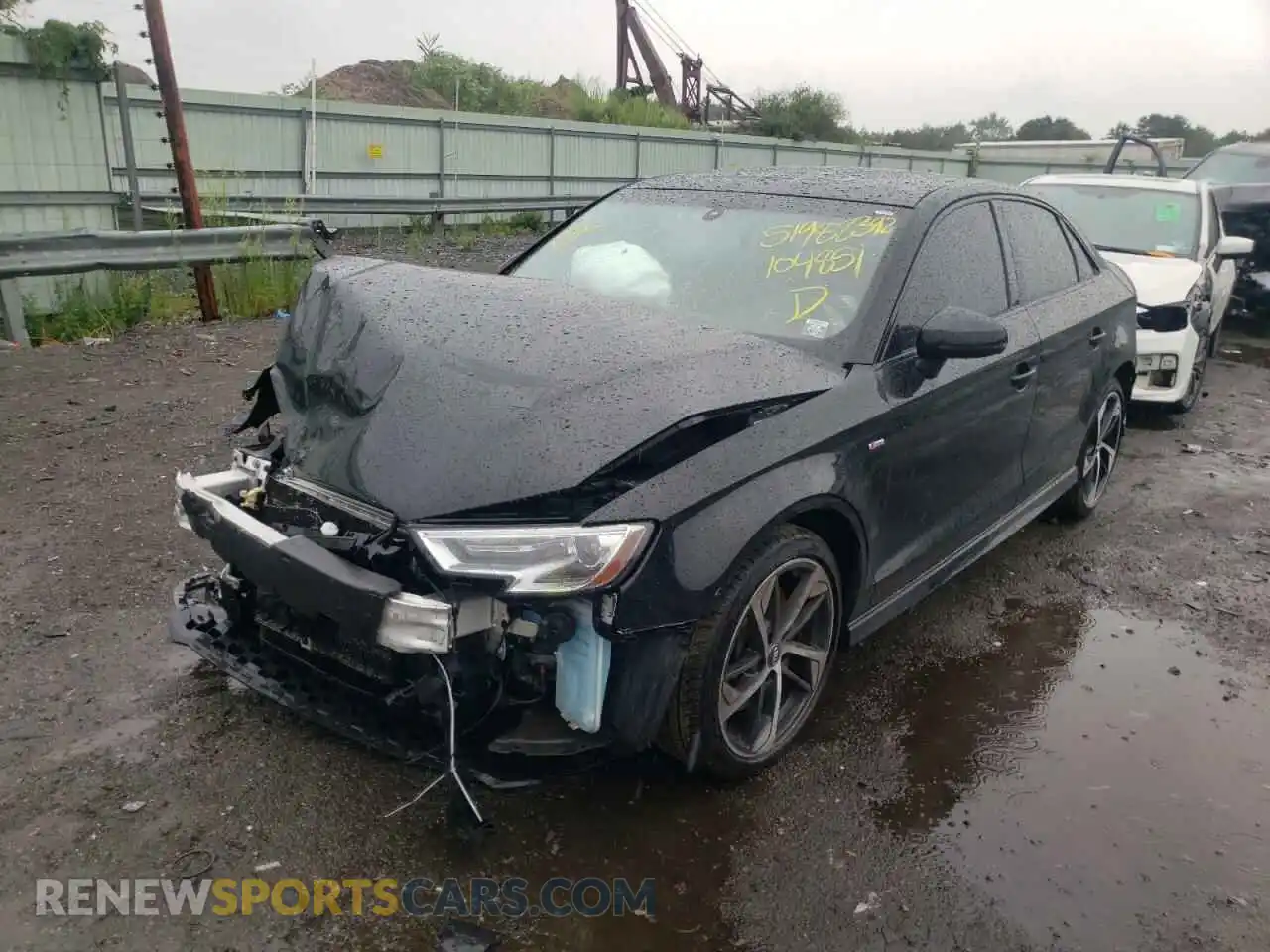 2 Photograph of a damaged car WAUBEGFF5LA104851 AUDI A3 2020