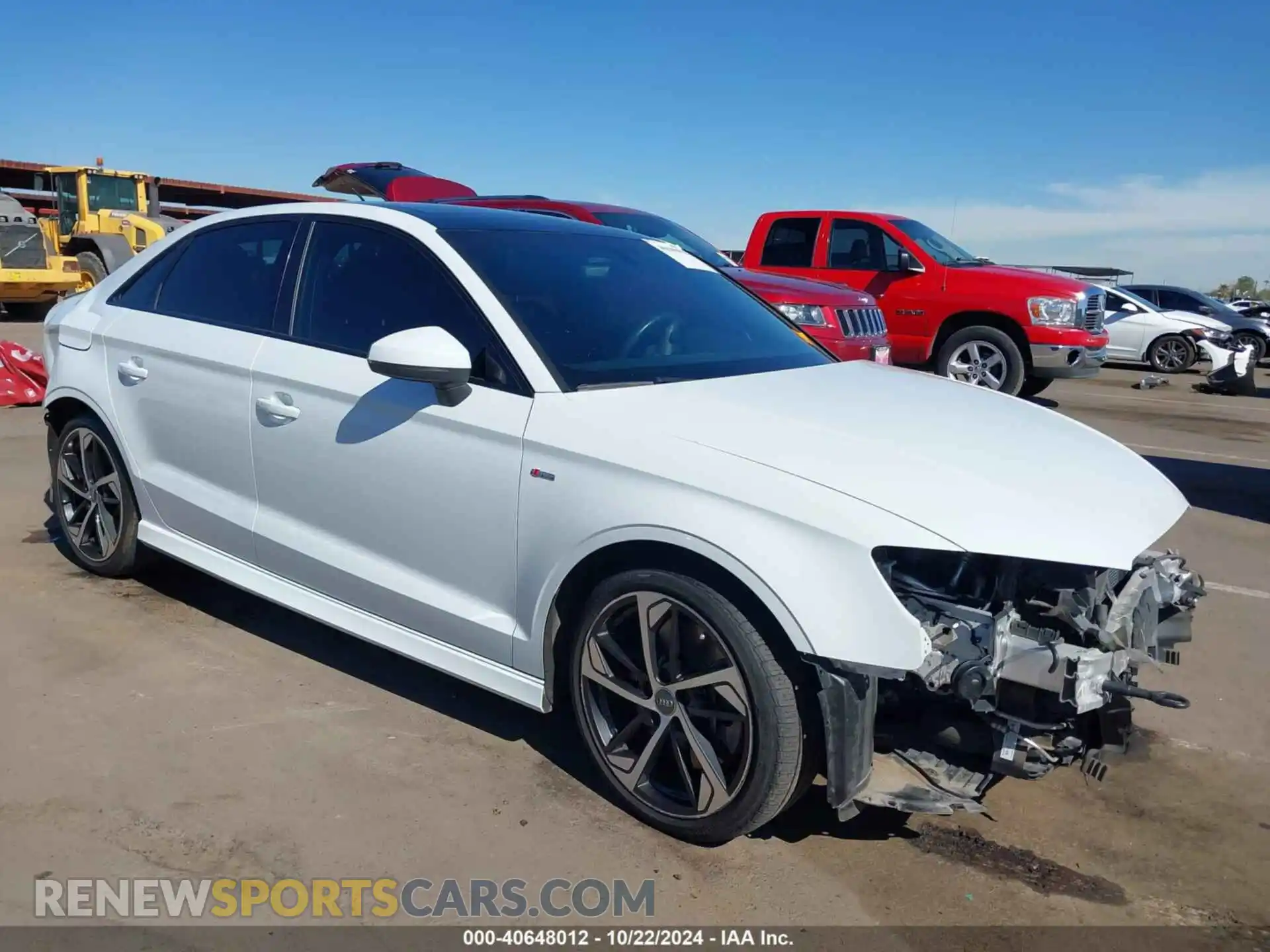 1 Photograph of a damaged car WAUBEGFF6LA059998 AUDI A3 2020