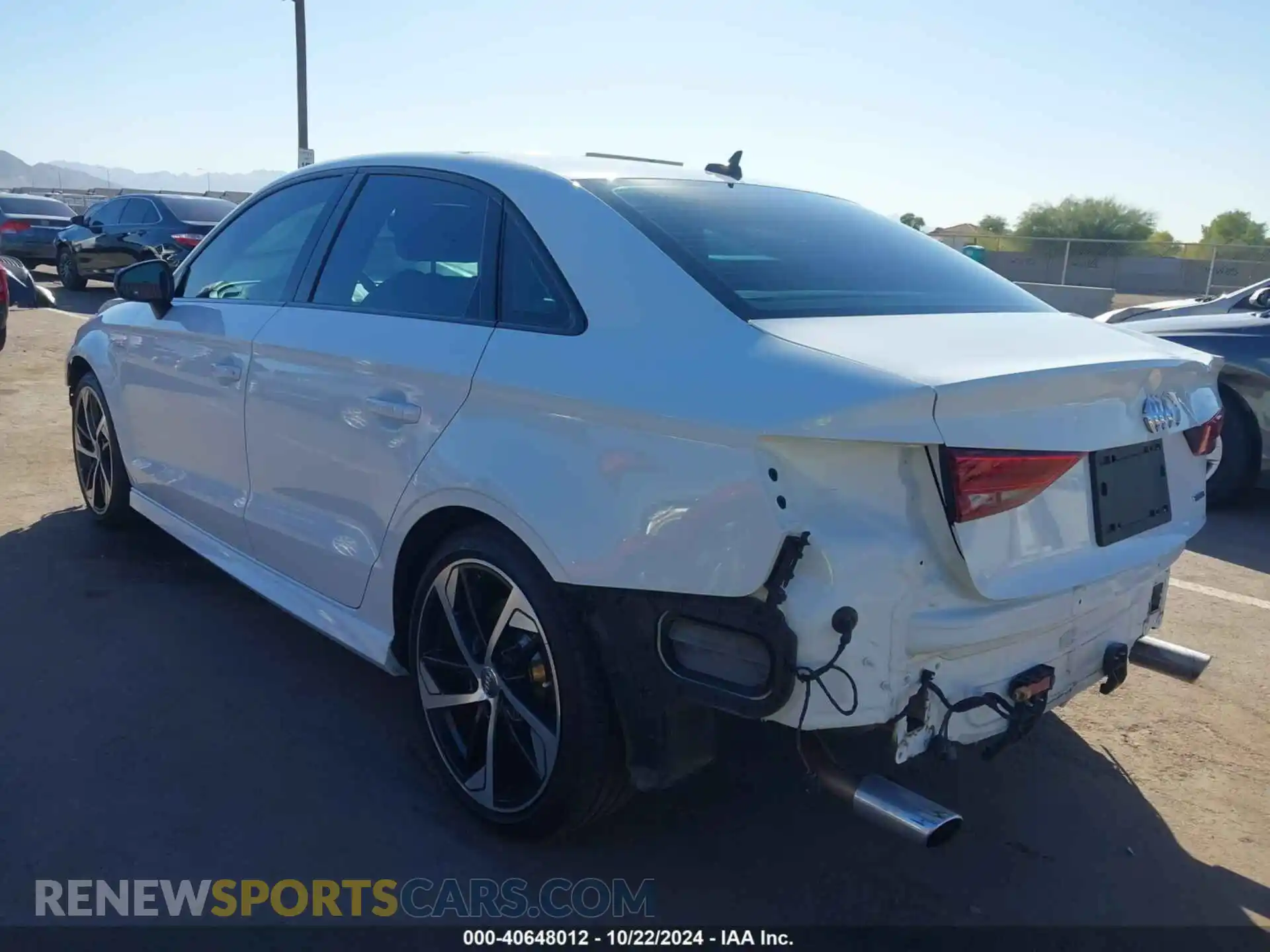 3 Photograph of a damaged car WAUBEGFF6LA059998 AUDI A3 2020