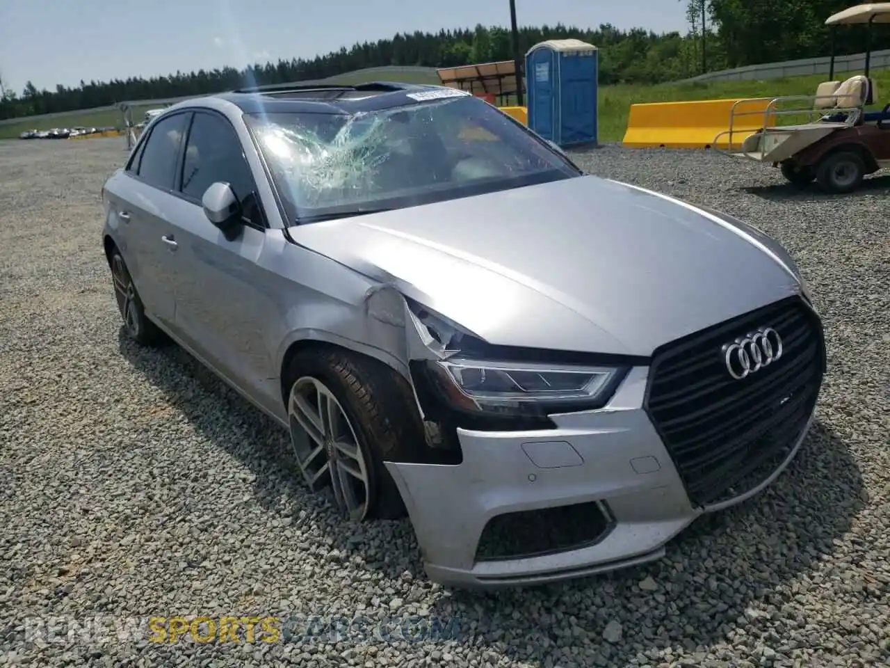 1 Photograph of a damaged car WAUCUGFF4LA032385 AUDI A3 2020