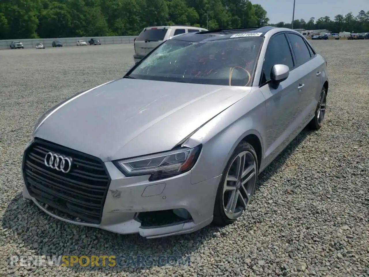 2 Photograph of a damaged car WAUCUGFF4LA032385 AUDI A3 2020