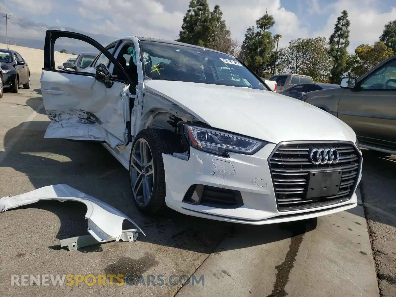 1 Photograph of a damaged car WAUCUGFF7LA105393 AUDI A3 2020