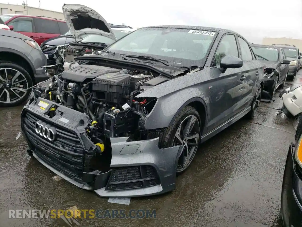 1 Photograph of a damaged car WAUJEGFF4LA102861 AUDI A3 2020
