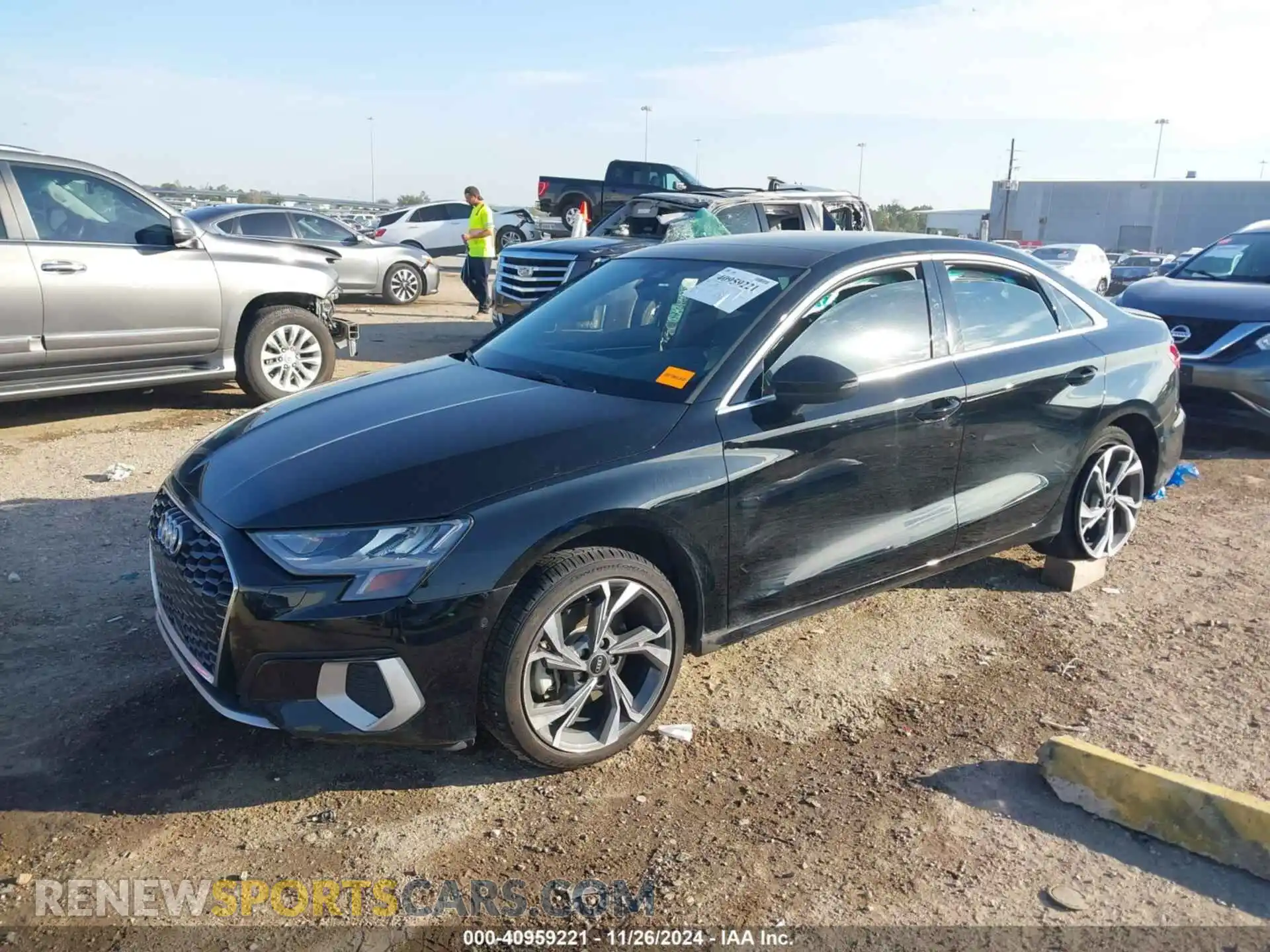 2 Photograph of a damaged car WAUAUDGY0NA009081 AUDI A3 2022