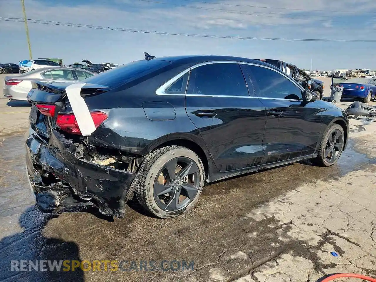 3 fotografías del automóvil dañado WAUAUDGY1NA088423 AUDI A3 2022