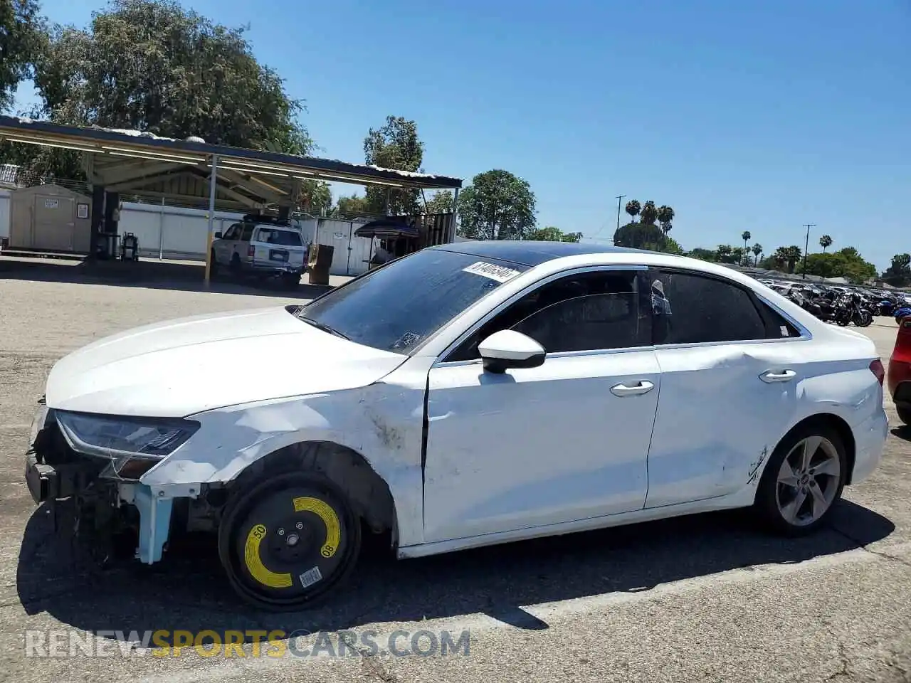 1 Photograph of a damaged car WAUAUDGY2NA077091 AUDI A3 2022