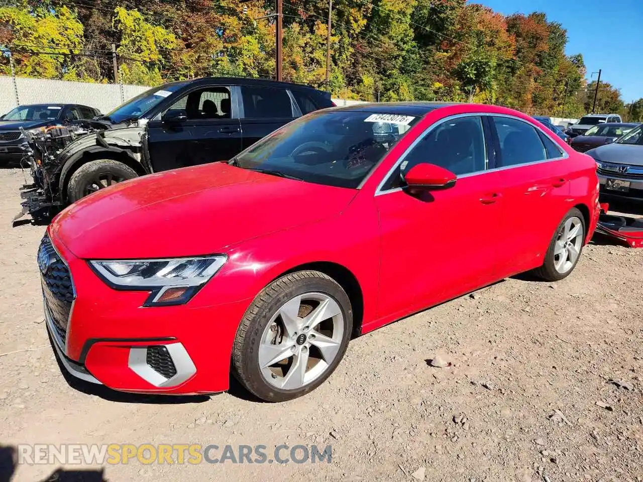 1 fotografías del automóvil dañado WAUAUDGY5NA089669 AUDI A3 2022