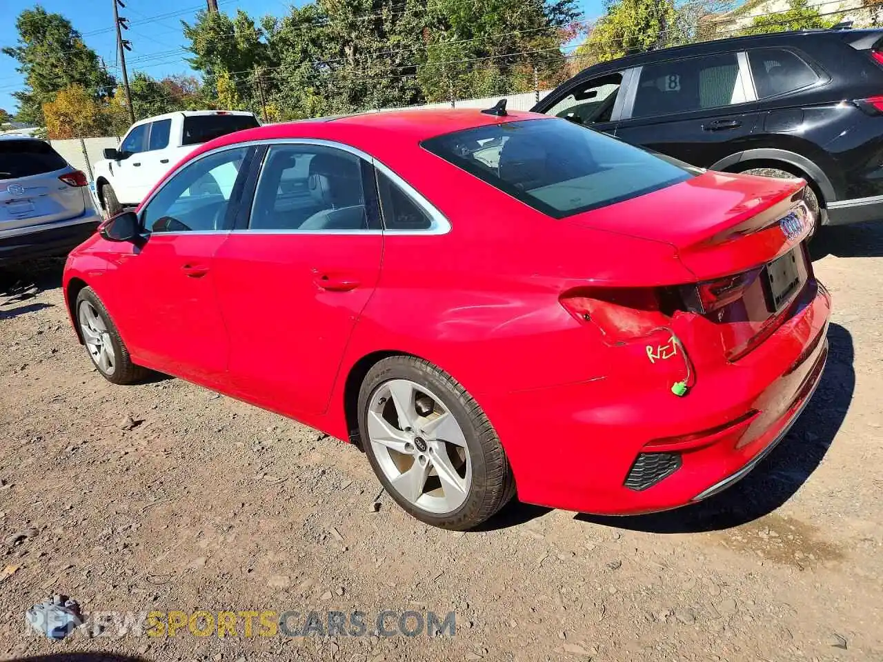2 fotografías del automóvil dañado WAUAUDGY5NA089669 AUDI A3 2022
