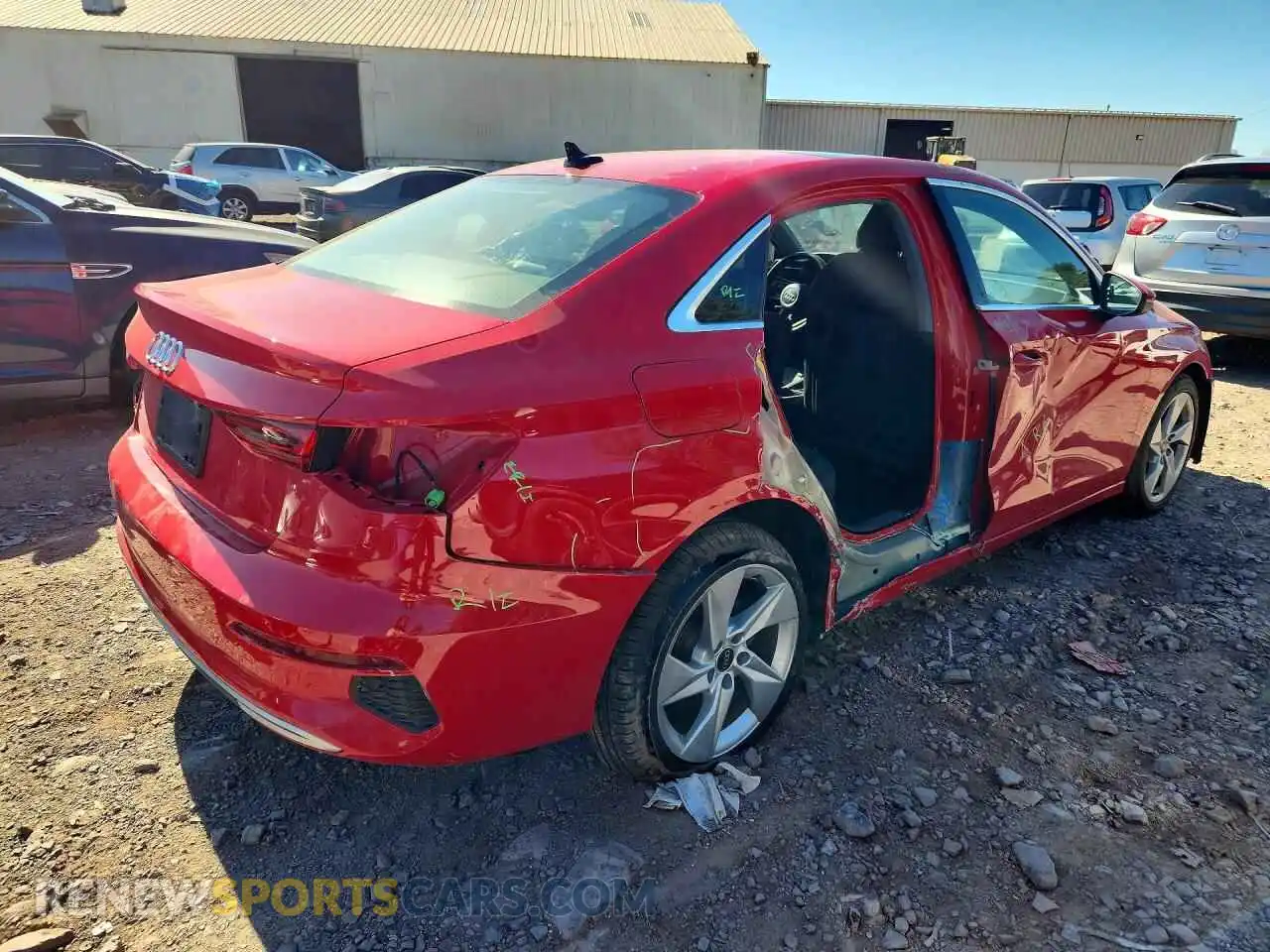 3 fotografías del automóvil dañado WAUAUDGY5NA089669 AUDI A3 2022