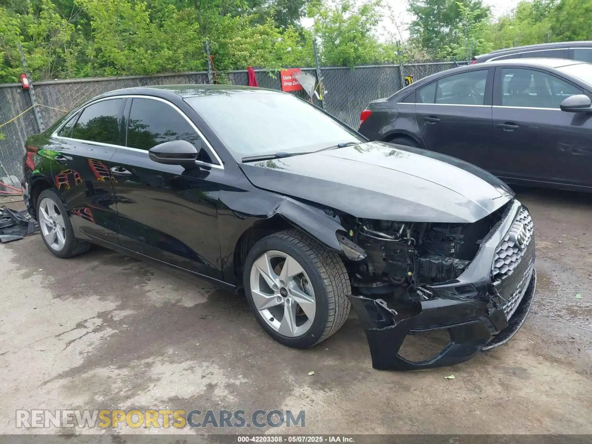 1 Photograph of a damaged car WAUAUDGY7NA032857 AUDI A3 2022