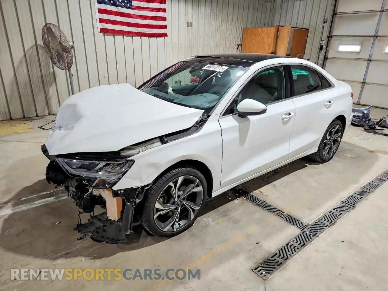 1 Photograph of a damaged car WAUAUDGY7NA046421 AUDI A3 2022