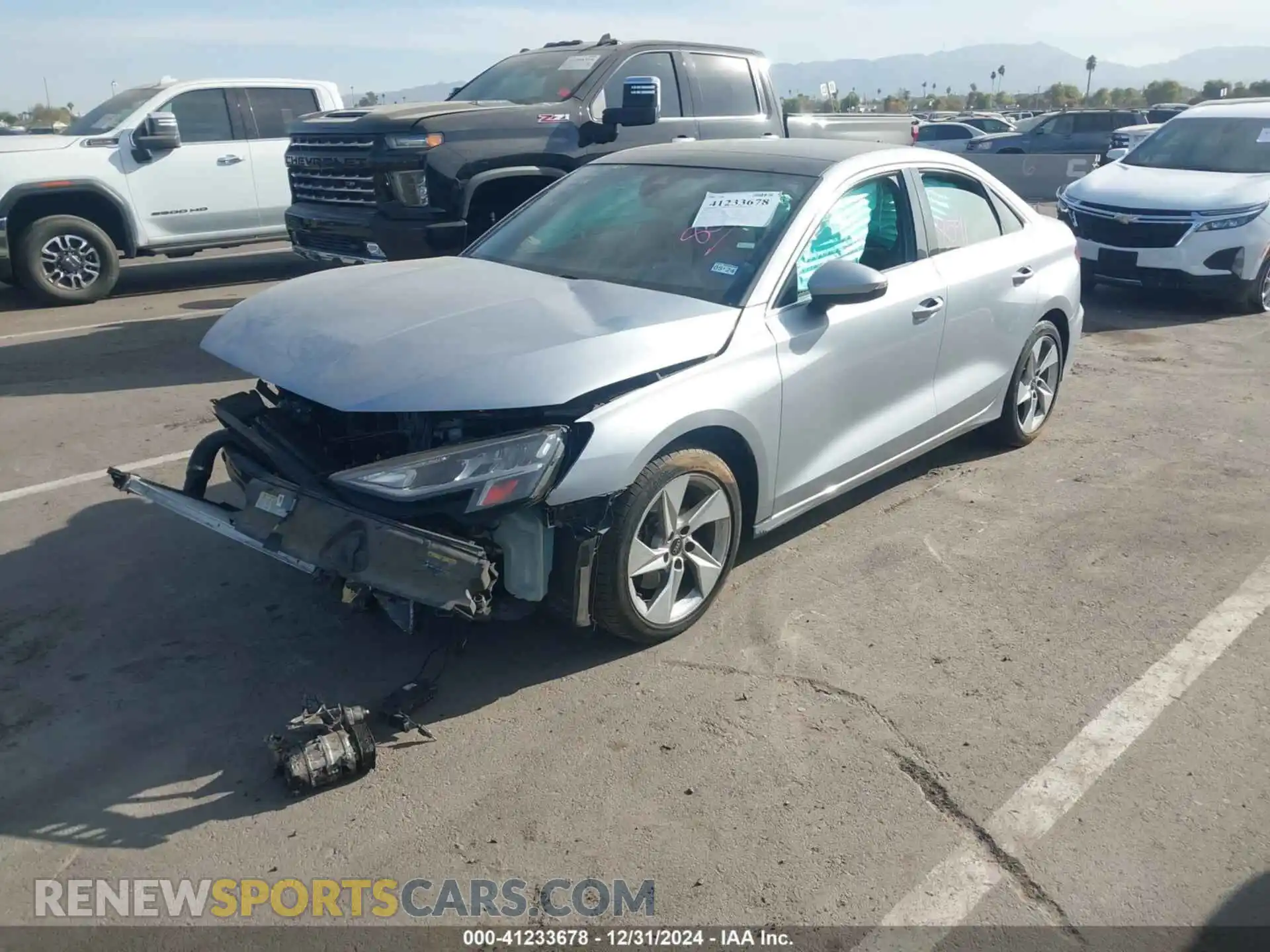 2 Photograph of a damaged car WAUAUDGYXNA047059 AUDI A3 2022