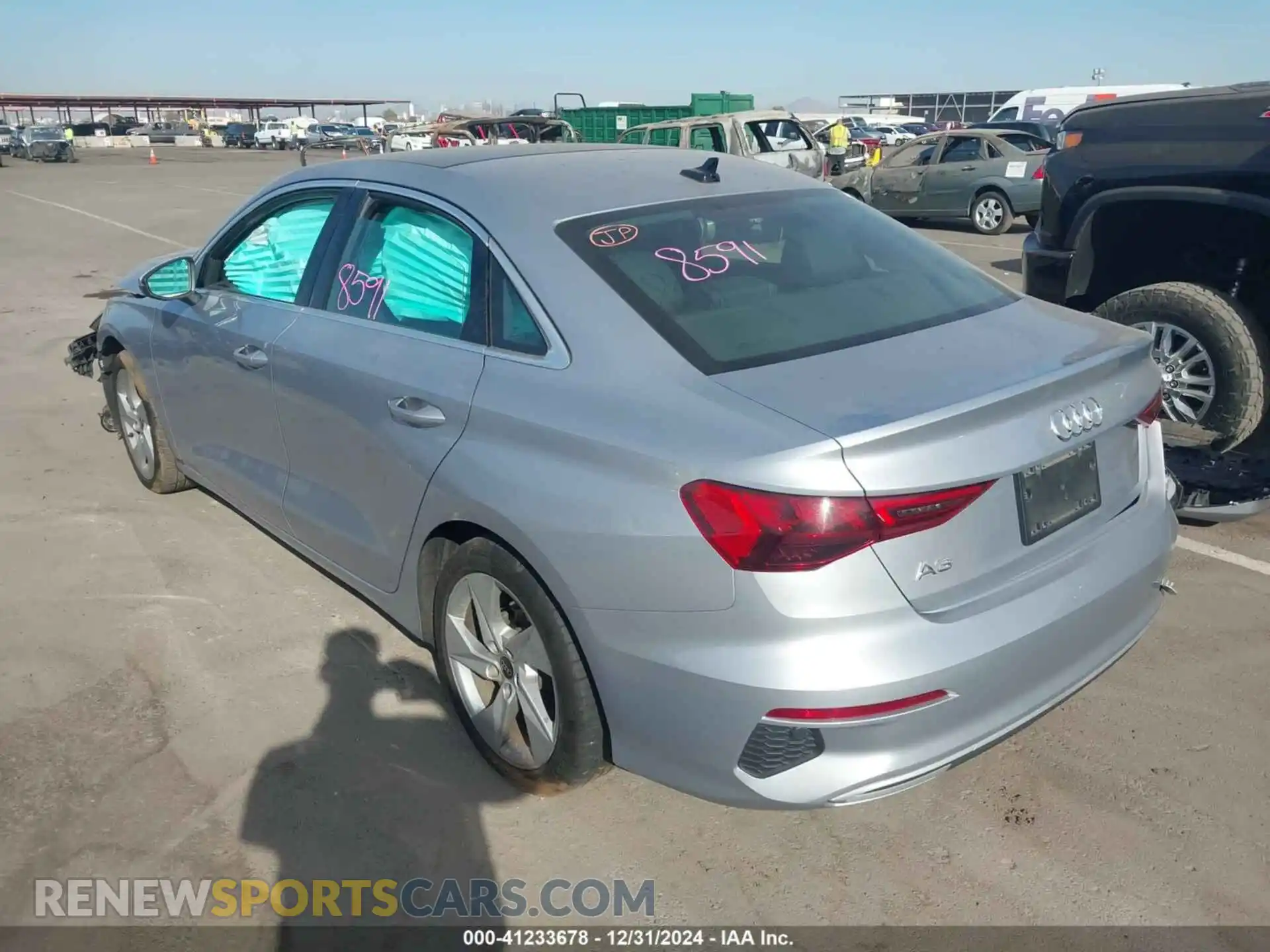 3 Photograph of a damaged car WAUAUDGYXNA047059 AUDI A3 2022
