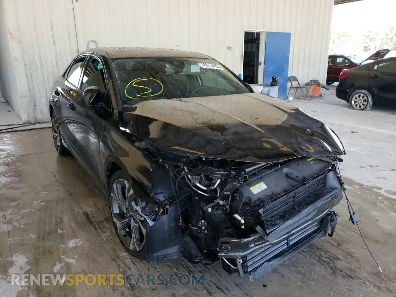 1 Photograph of a damaged car WAUBUDGY1NA012804 AUDI A3 2022