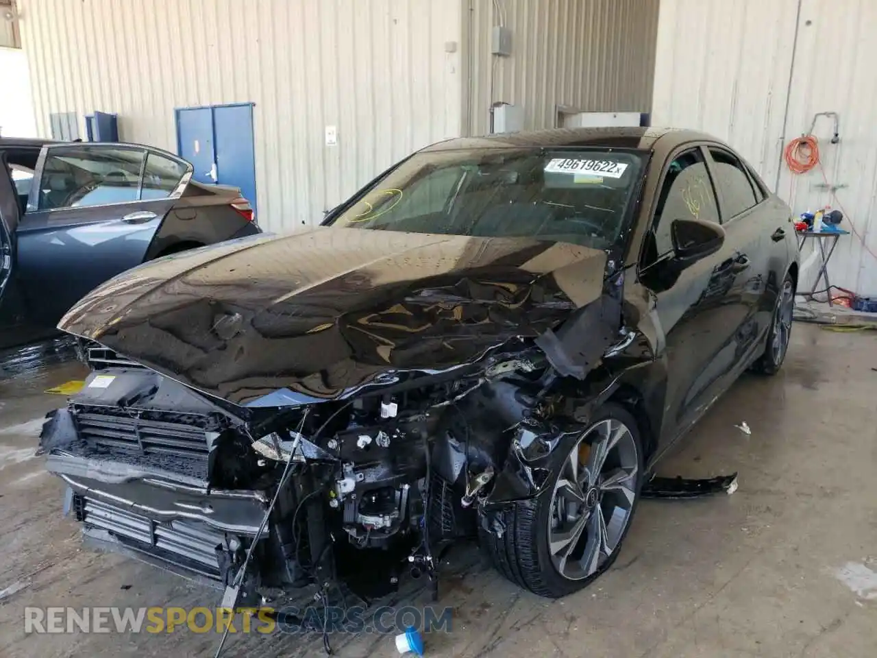 2 Photograph of a damaged car WAUBUDGY1NA012804 AUDI A3 2022