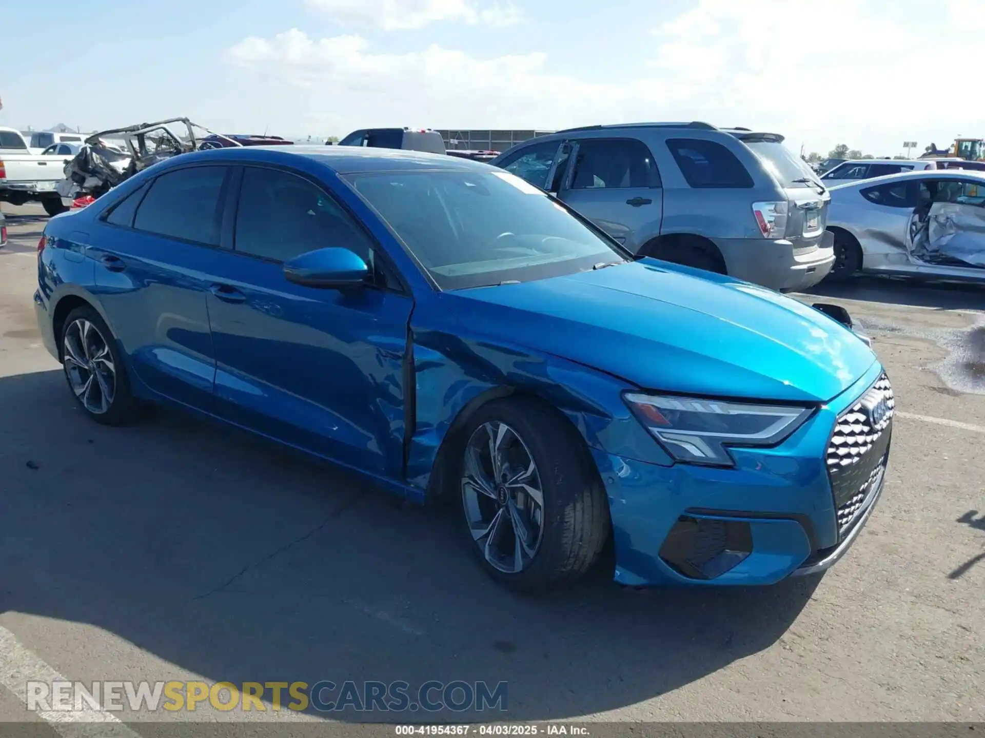 1 Photograph of a damaged car WAUBUDGY3NA090761 AUDI A3 2022