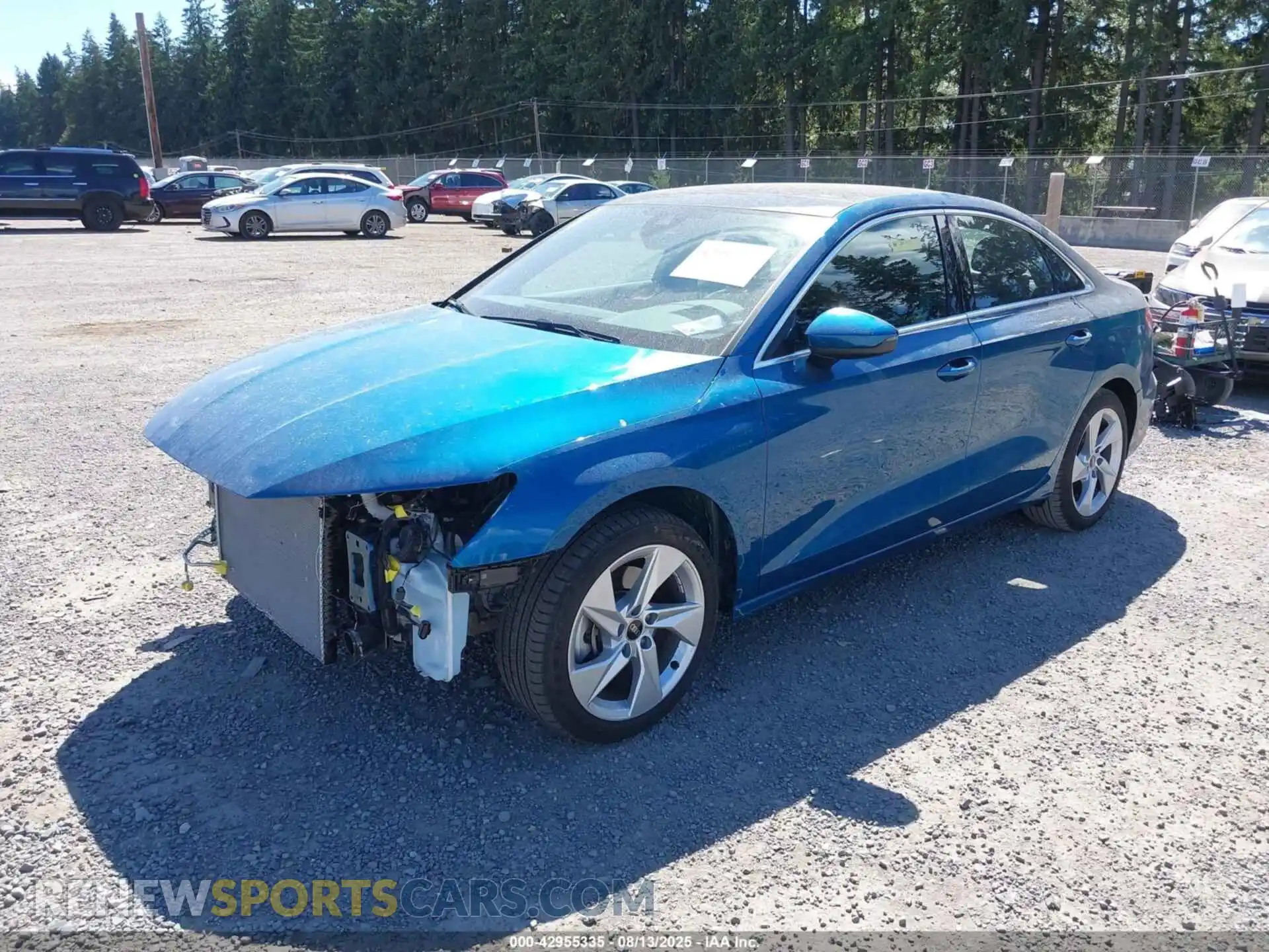 2 Photograph of a damaged car WAUBUDGY4NA105316 AUDI A3 2022