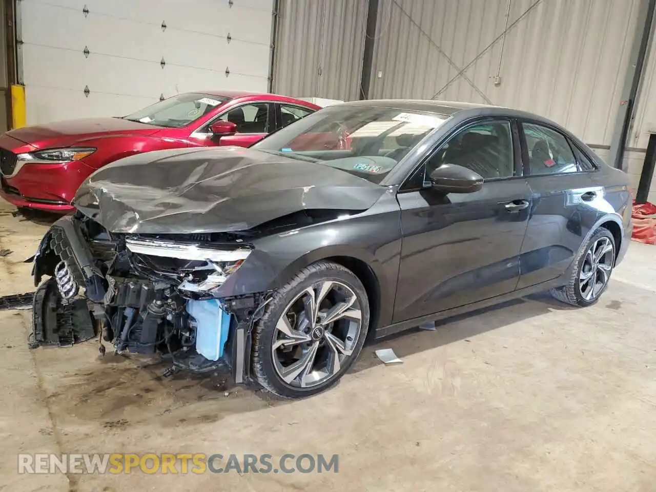 1 Photograph of a damaged car WAUBUDGY7NA056094 AUDI A3 2022
