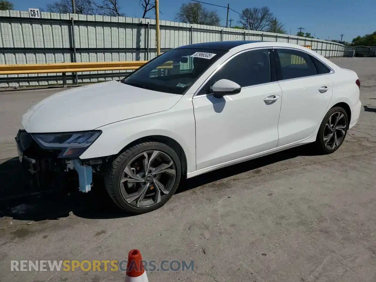 1 Photograph of a damaged car WAUGUDGY0NA057433 AUDI A3 2022