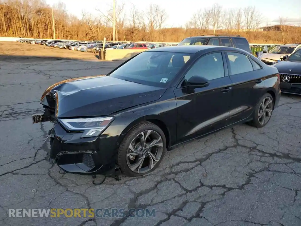 1 Photograph of a damaged car WAUHUDGY3NA024172 AUDI A3 2022
