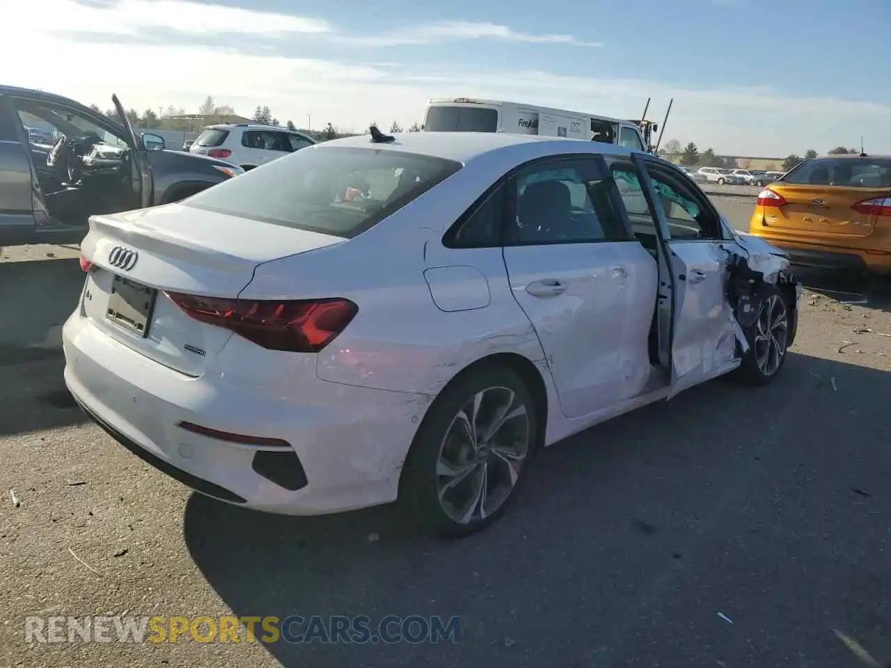 3 Photograph of a damaged car WAUHUDGY6NA010279 AUDI A3 2022